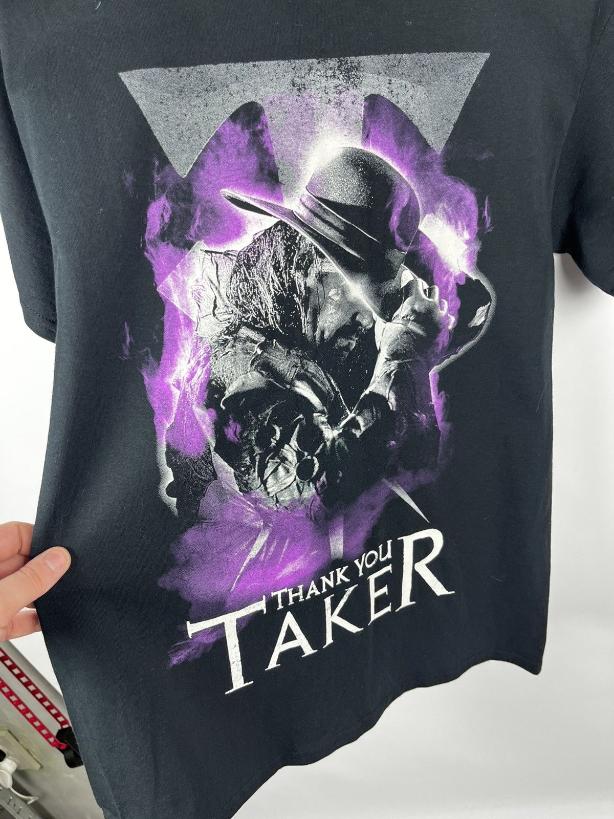 WWE The Undertaker "Thank You Taker" Authentic WWE T-Shirt Size US M / EU 48-50 / 2 - 6 Thumbnail