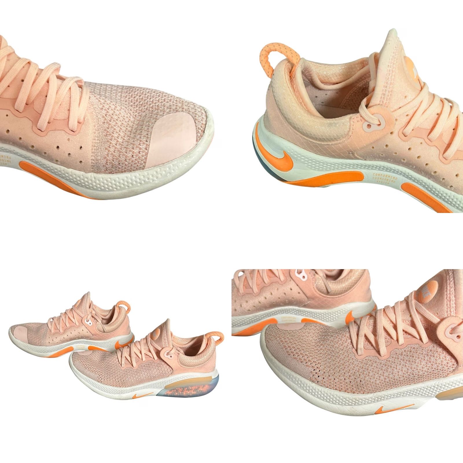 Nike Nike Women's Joyride Run FK Flyknit Pink Orange Running Shoe AQ2731-601 Size 8.5 Size US 9 / IT 39 - 8 Thumbnail