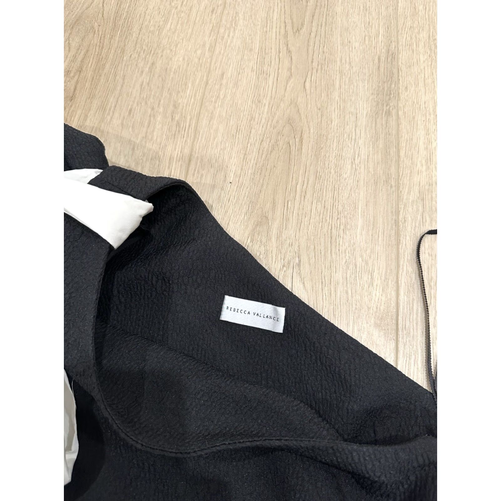 Vintage VINTAGE Rebecca Vallance Natalia One Sleeve Midi Black White Bow Size 6US Women Dress Midi Bow Black White 6US Womens Size M / US 6-8 / IT 42-44 - 5 Thumbnail