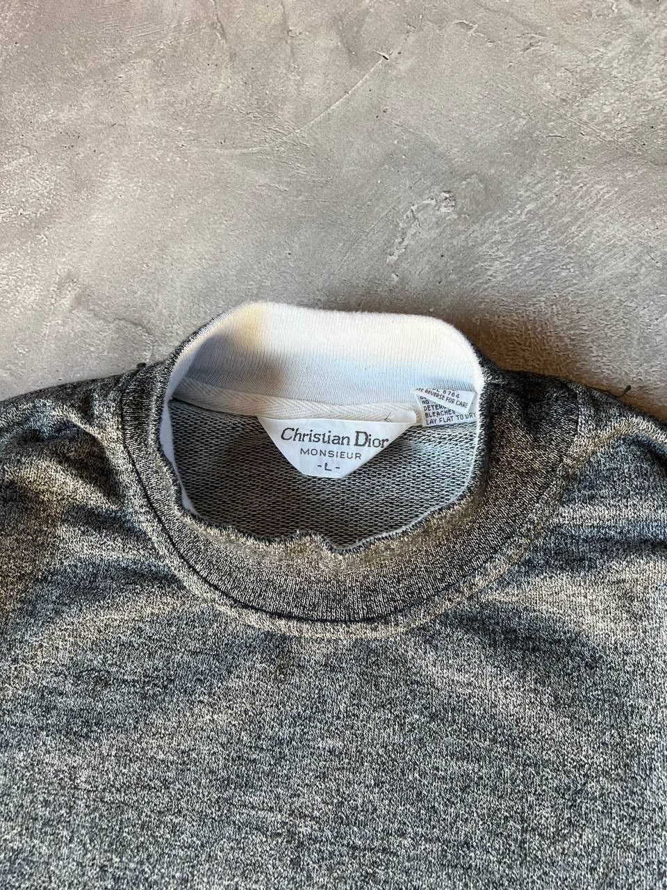 Christian Dior Monsieur Vintage Cristian Dior 80s Baggy Sweatshirt Size US L / EU 52-54 / 3 - 3 Thumbnail