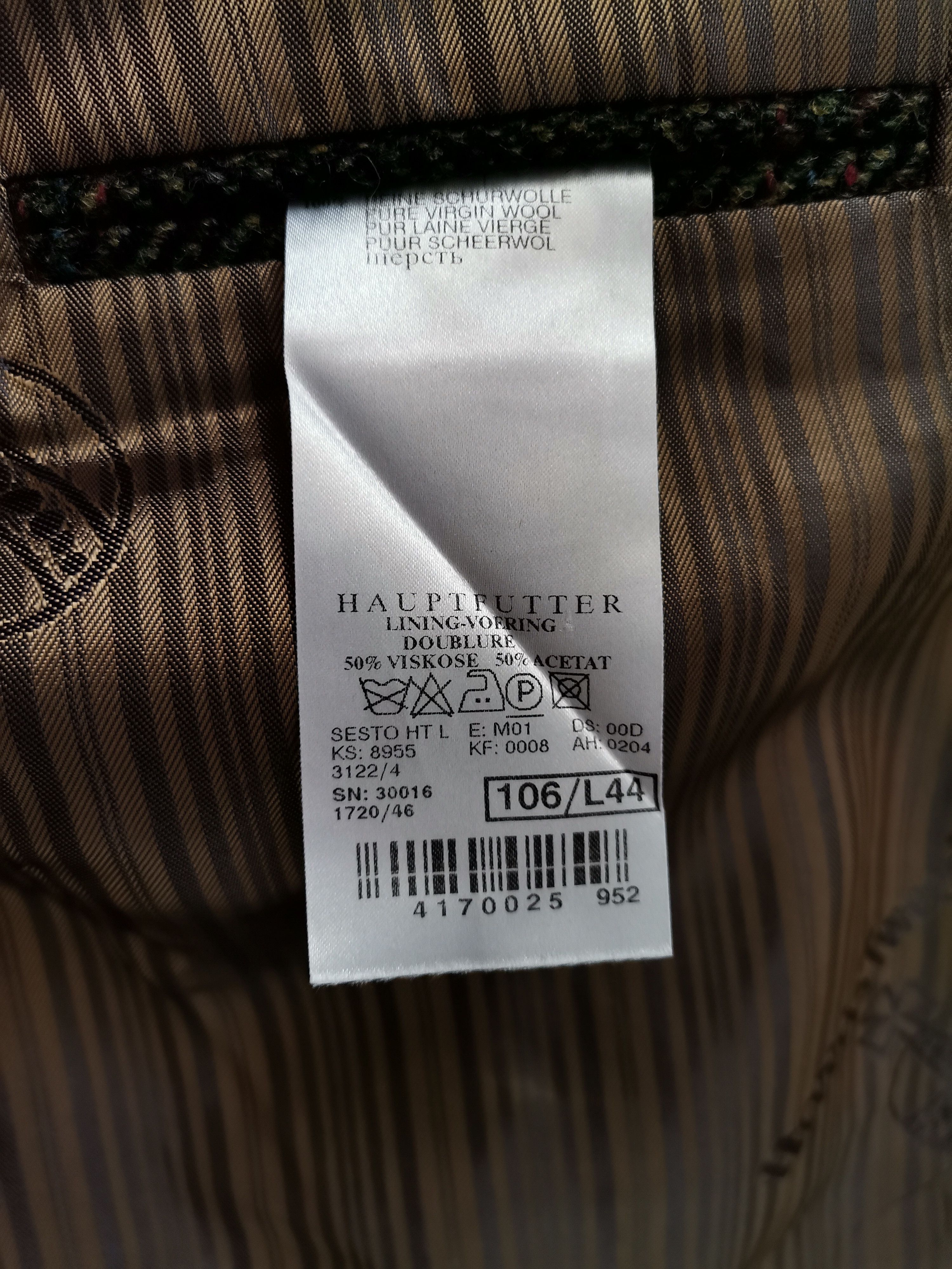 Harris Tweed Barutti x Harris Tweed Wool Blazer Size 44L - 4 Thumbnail