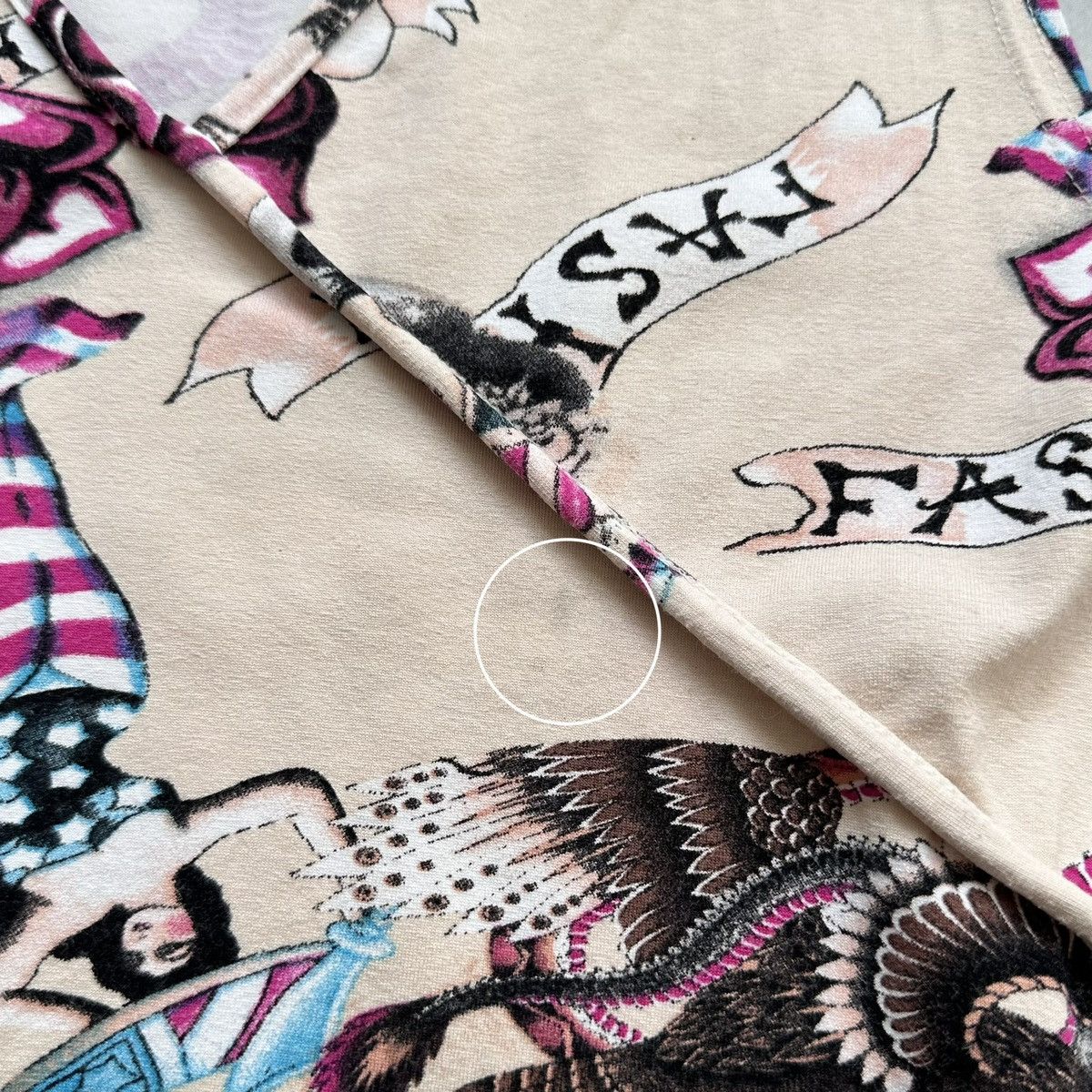 Cop Copine × Ed Hardy × Hysteric Glamour Cute Tattoo Tank Top Vintage Hysteric Glamour Vibe Y2K Size M / US 6-8 / IT 42-44 - 8 Thumbnail