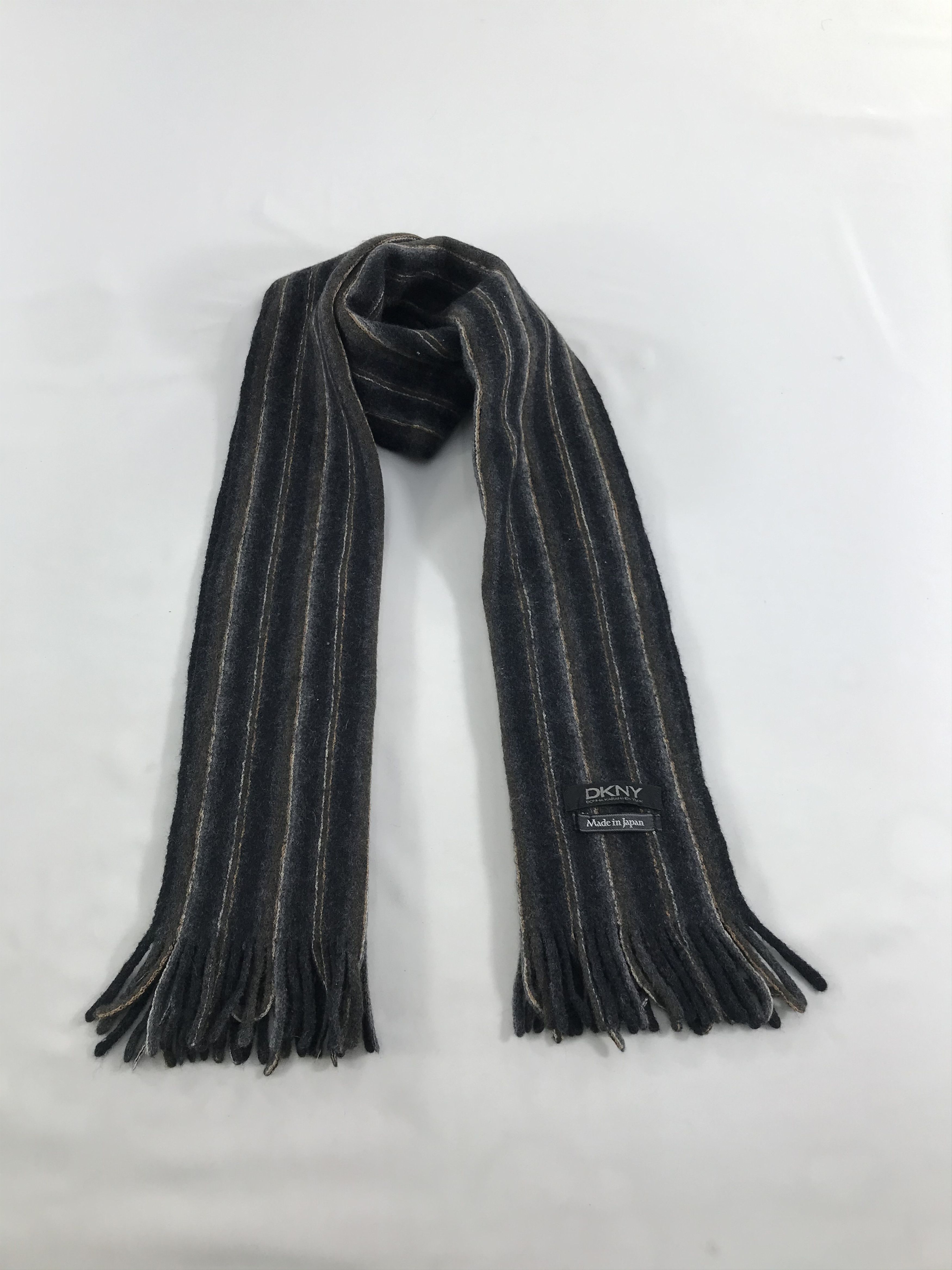 DKNY DKNY Wool Scarf Muffler V81 Size ONE SIZE - 1 Thumbnail