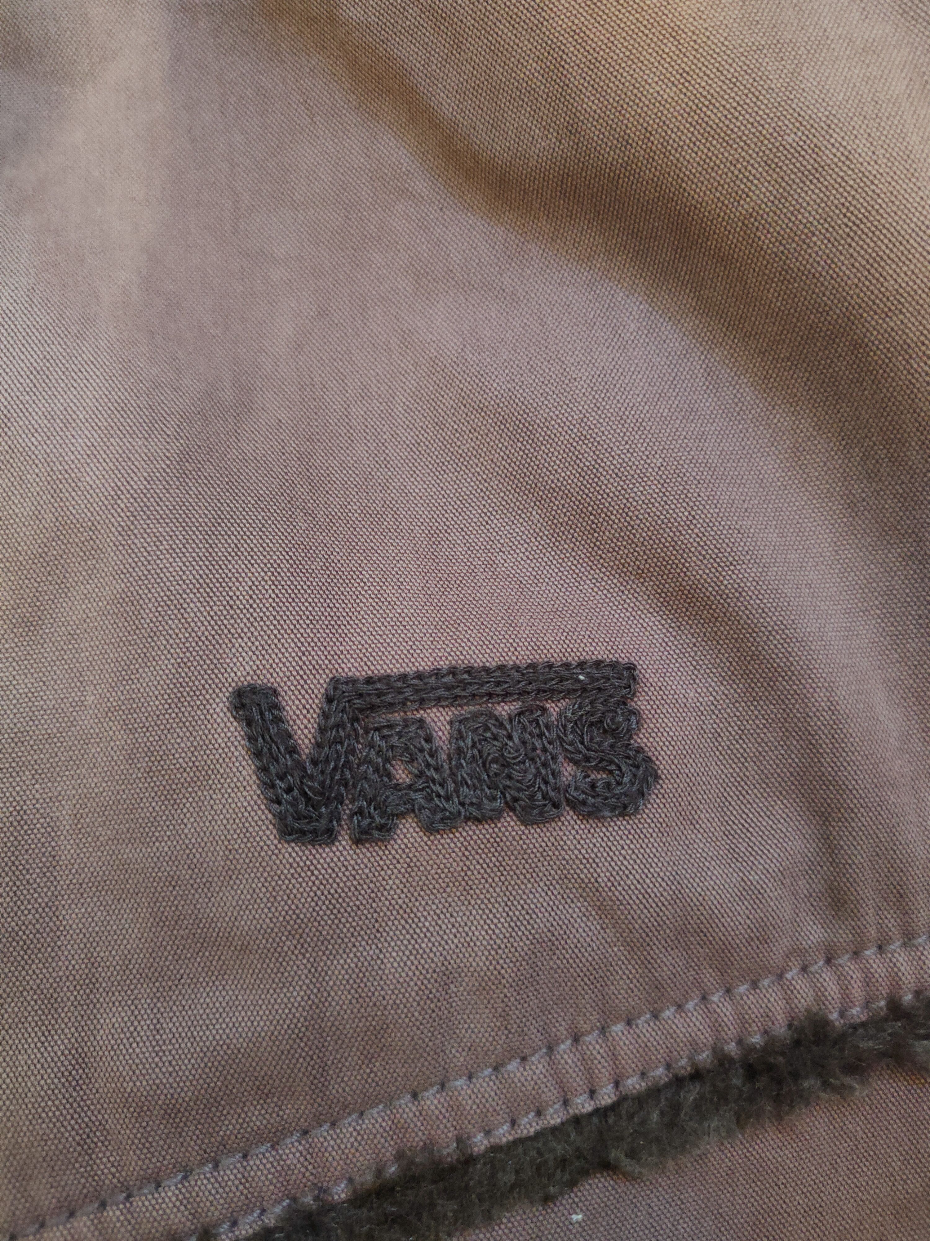 Japanese Brand × Vans × Vintage Vans Dark Brown Faded Sweater Jackets #W264 Size US L / EU 52-54 / 3 - 9 Thumbnail