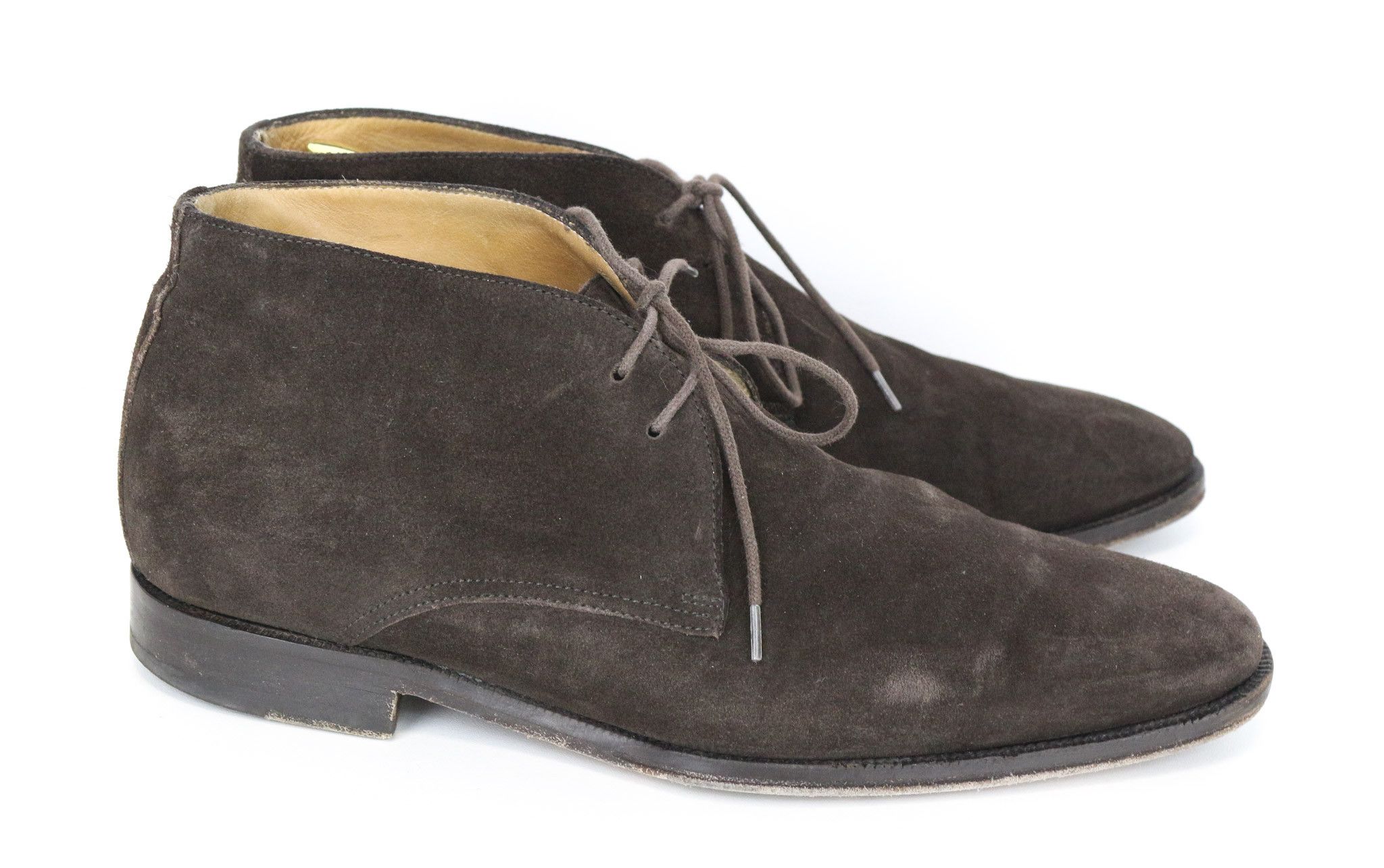 Suitsupply EU41 Dark Brown Suede Laced Shoes 73933 Size US 8 / EU 41 - 2 Thumbnail