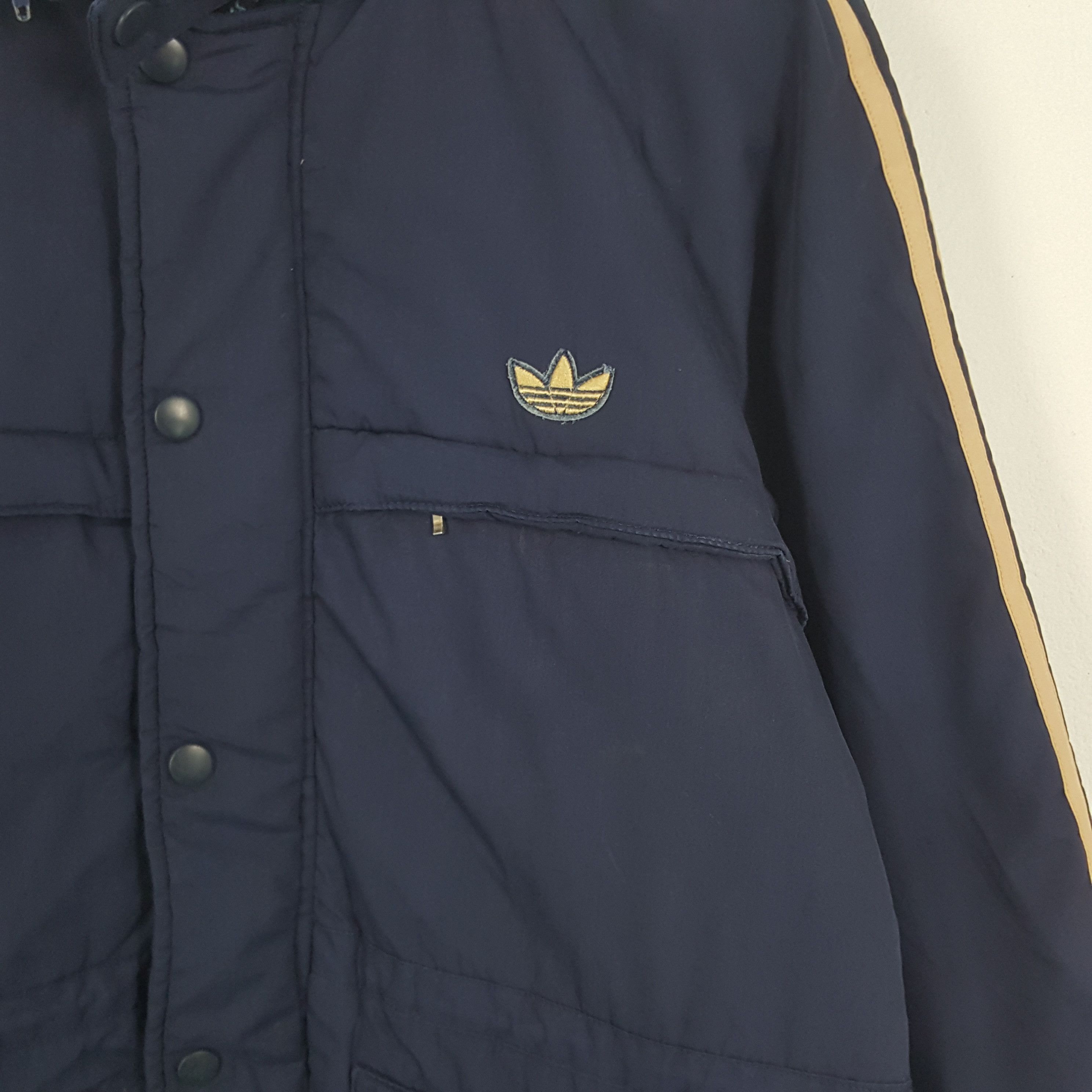 Adidas × Vintage Vintage Adidas Puffer Winter Zipper Jacket Size US M / EU 48-50 / 2 - 2 Thumbnail