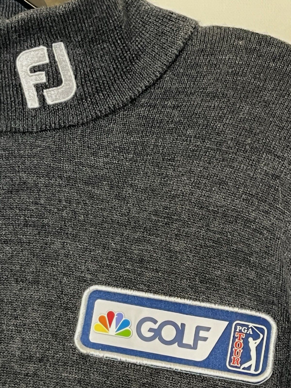 Footjoy FootJoy FJ 100% Wool NBC Golf PGA Tour Pullover Sweater Size US L / EU 52-54 / 3 - 9 Thumbnail
