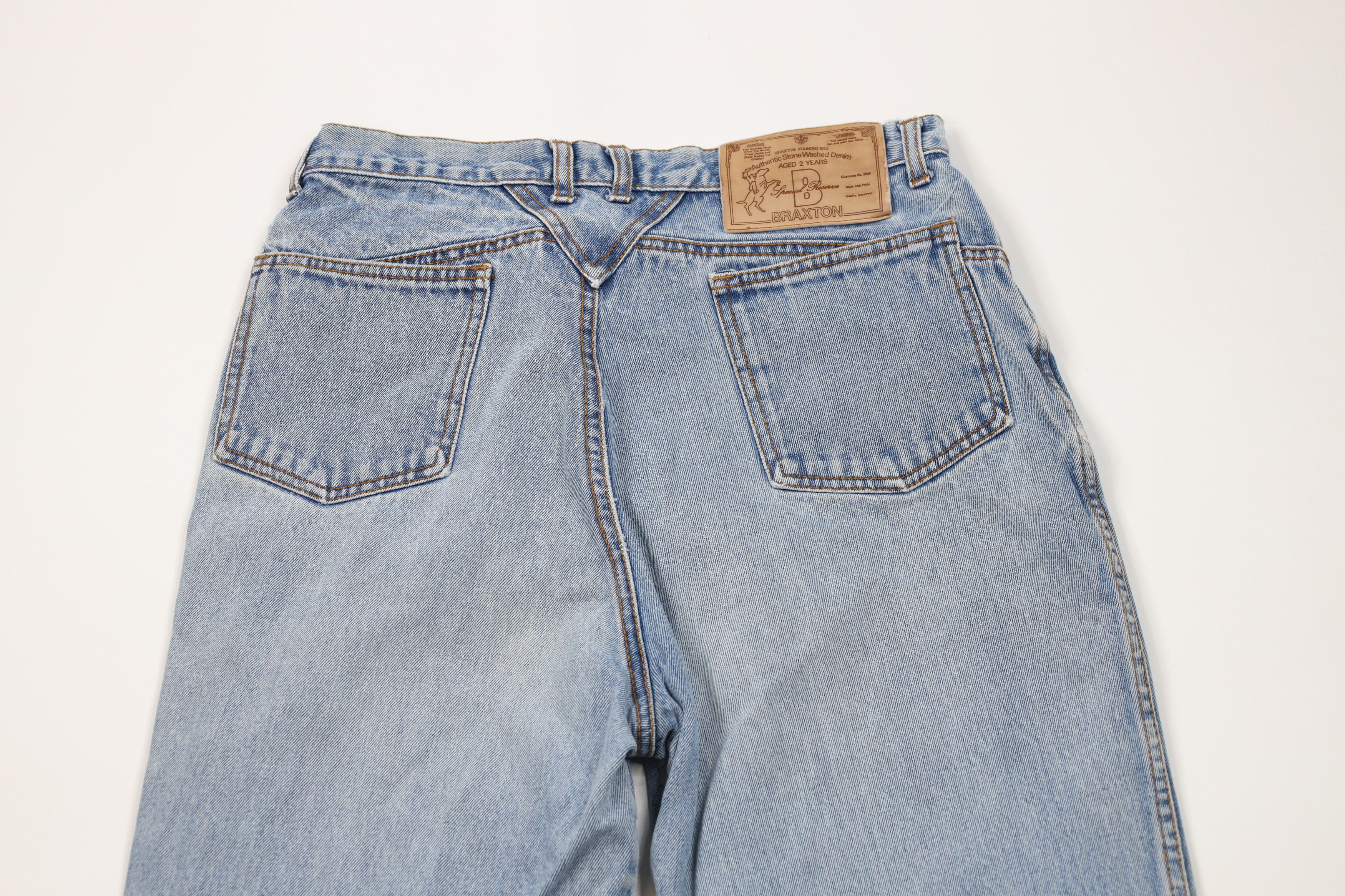 Vintage Vintage 90s Streetwear Layered Relaxed Tapered Leg Jeans Size 28" / US 6 / IT 42 - 12 Thumbnail