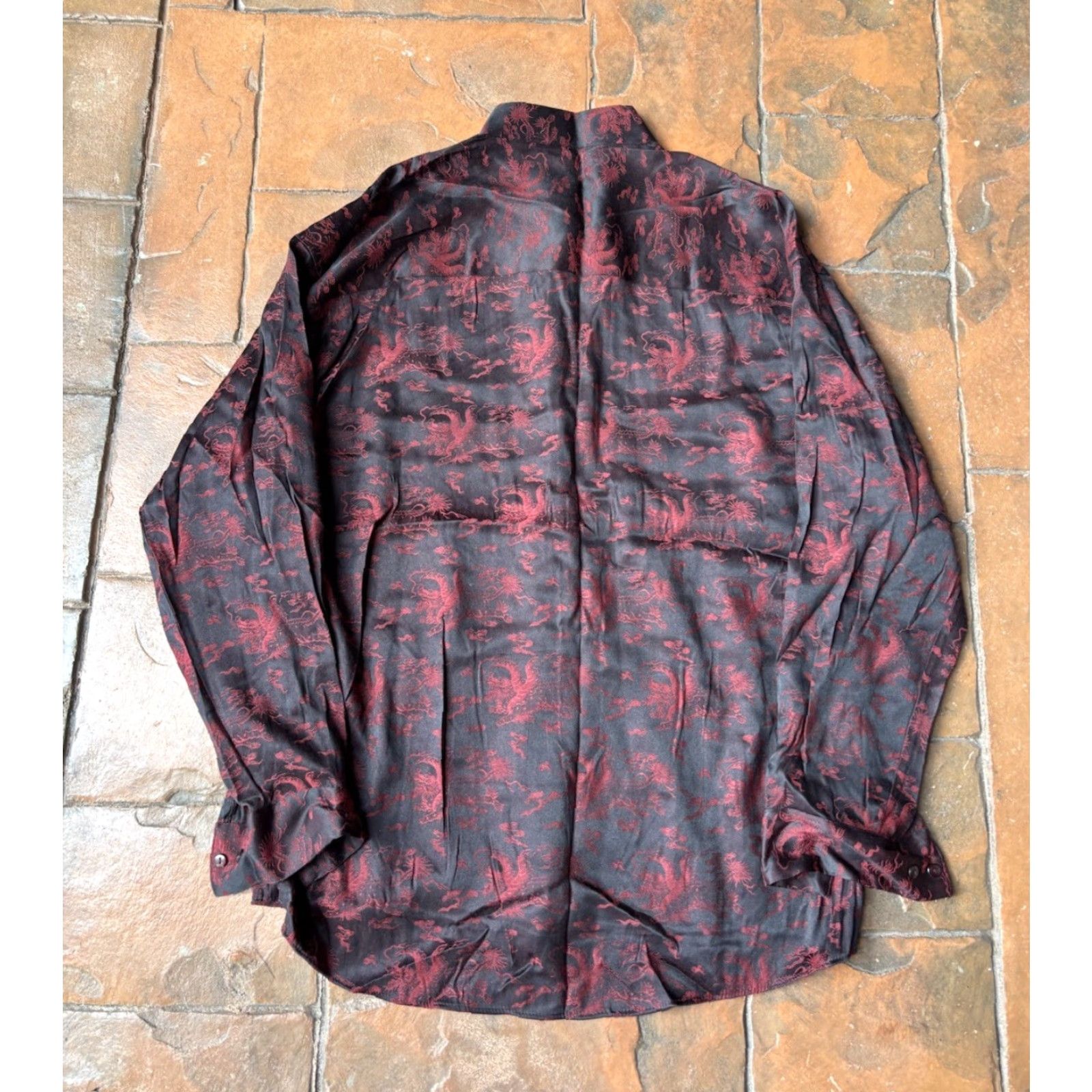 Vintage VINTAGE Pavo Lastrada Dragon Button Up Long Sleeve Shirt Men’s Large 16-16 1/2 Size US L / EU 52-54 / 3 - 3 Thumbnail