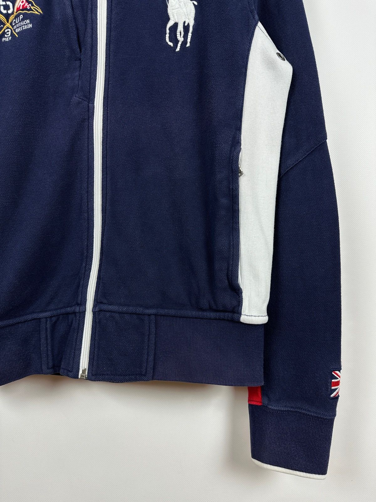 Polo Ralph Lauren Vintage Polo Ralph Lauren GBR Chief Keef Zip Sweatshirt Size US S / EU 44-46 / 1 - 9 Thumbnail