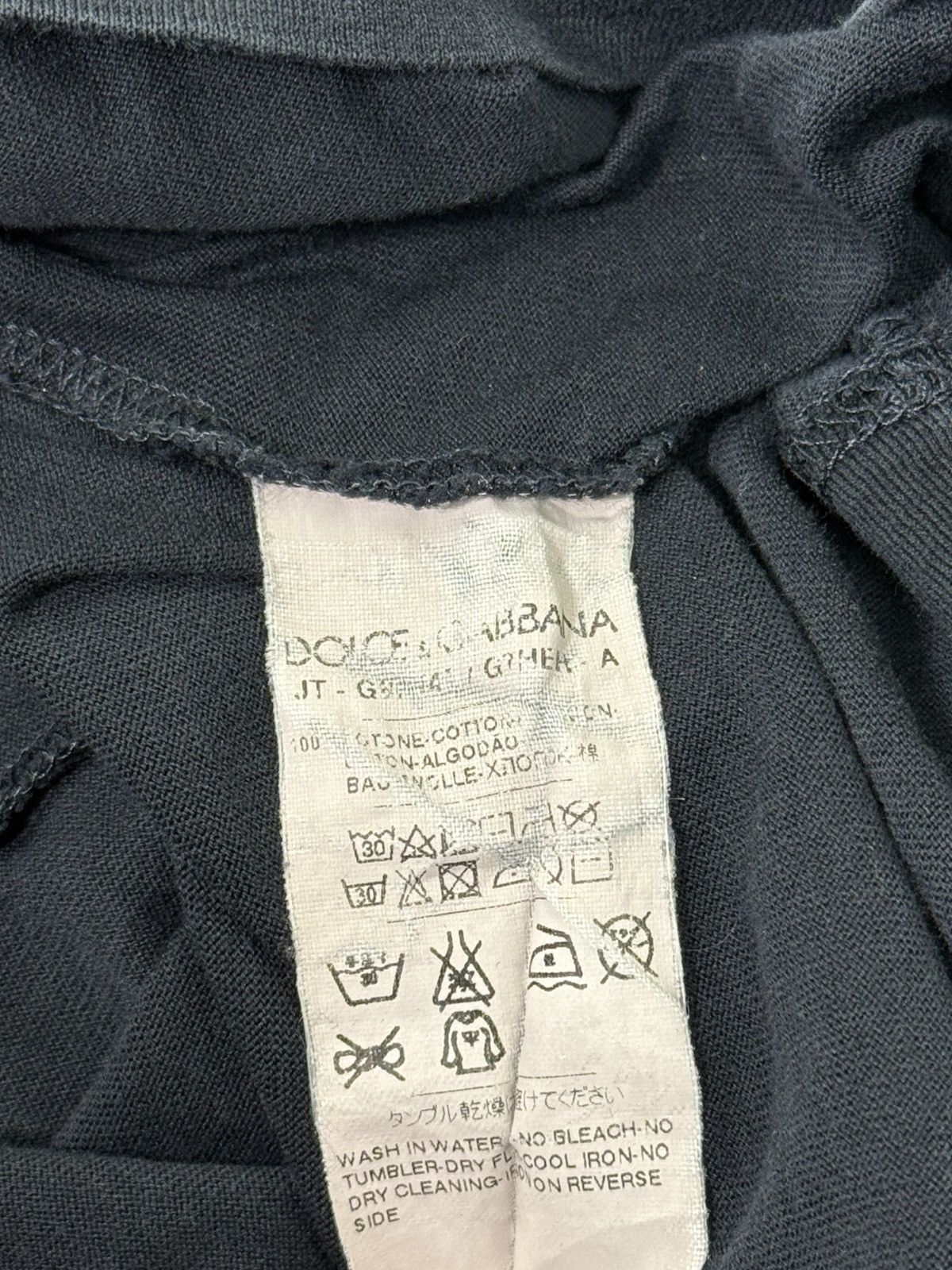 Dolce & Gabbana Dolce & Gabbana Bell Abstract Bird Art T-Shirt Blue Size 50 Size US M / EU 48-50 / 2 - 8 Thumbnail
