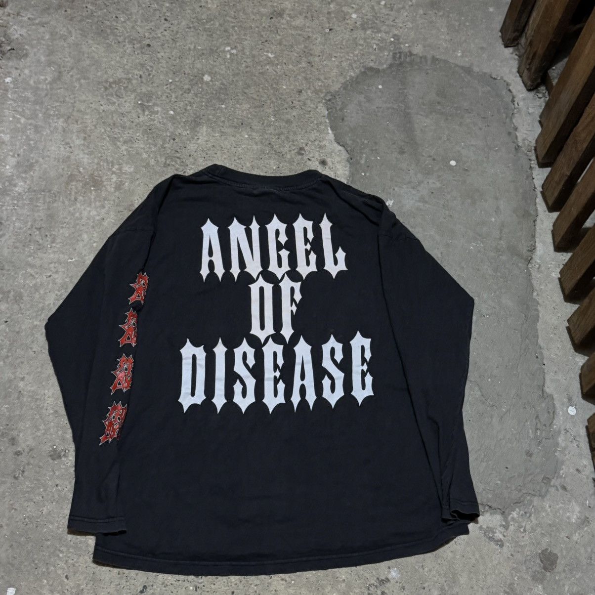 Band Tees × Vintage Vintage 1996 Morbid Angel Angel Of Disease long sleeve Size US XL / EU 56 / 4 - 2 Thumbnail