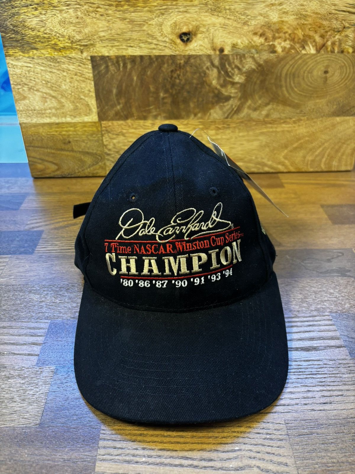 Chase Authentics Chase Authentics Dale Earnhardt NASCAR Champion Black Cap Size ONE SIZE - 1 Thumbnail