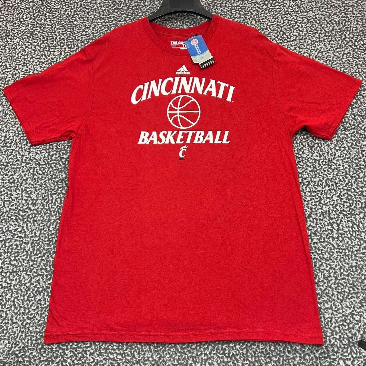 Adidas Cincinnati Bearcats Shirt Men Adidas Short Sleeve Cotton L Size US L / EU 52-54 / 3 - 1 Thumbnail