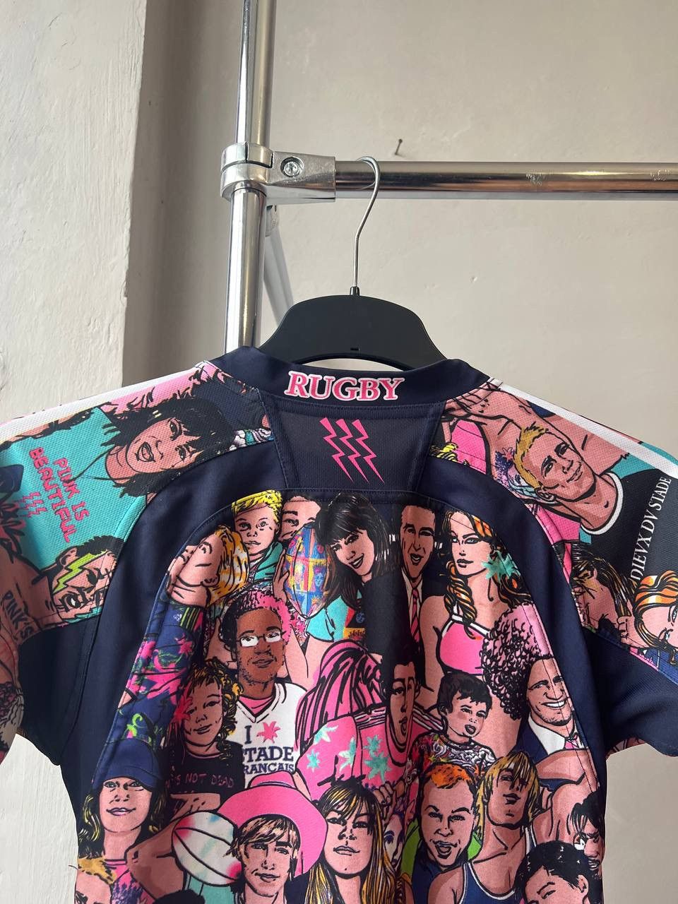 Adidas RARE 2010 STADE FRANCAIS PARIS AWAY RUGBY JERSEY SHIRT SZ S Size US S / EU 44-46 / 1 - 10 Thumbnail