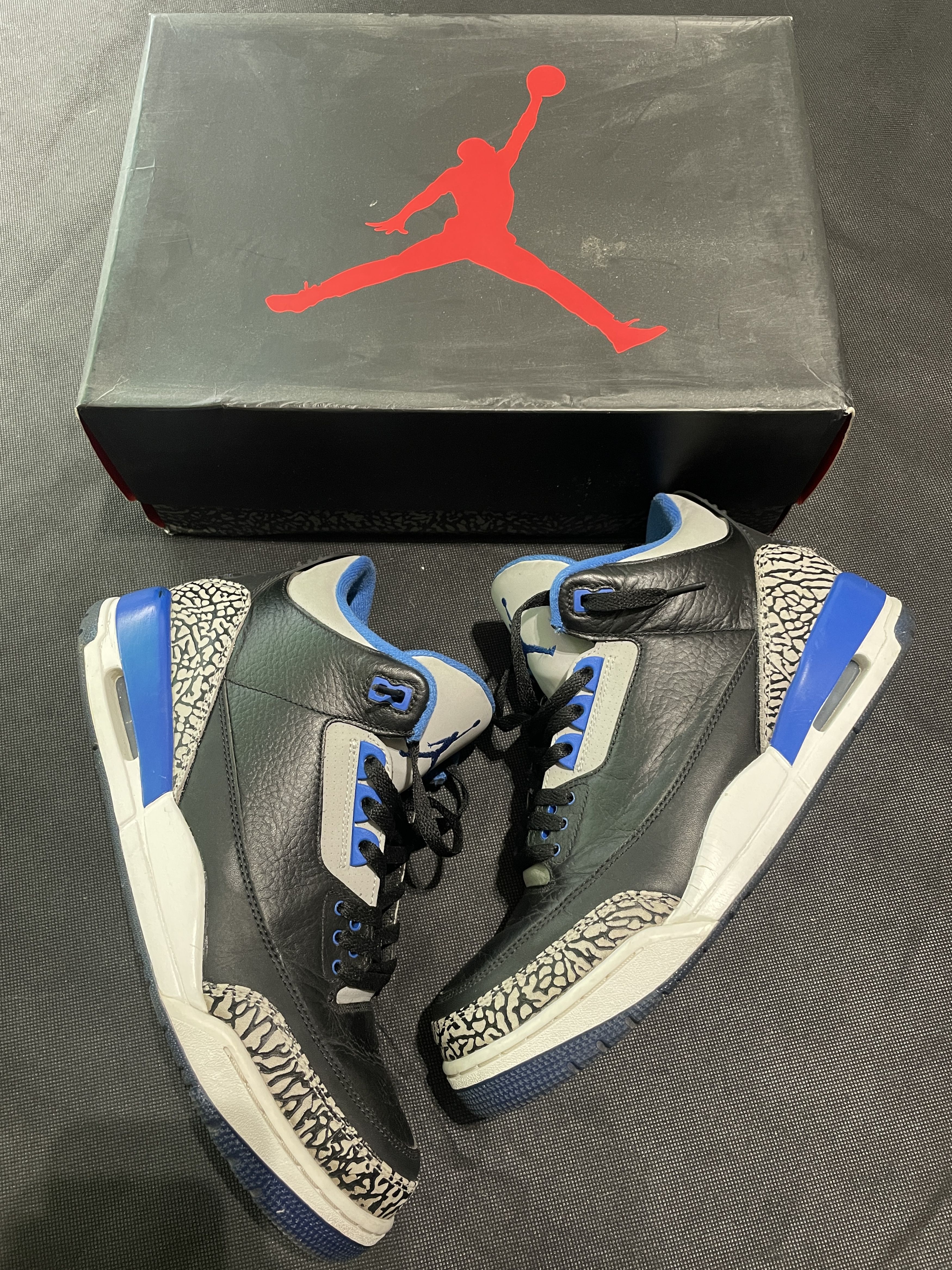 Nike Nike Air Jordan 3 Sport Blue EU 45 US 11 Size US 12 / EU 45 - 5 Thumbnail