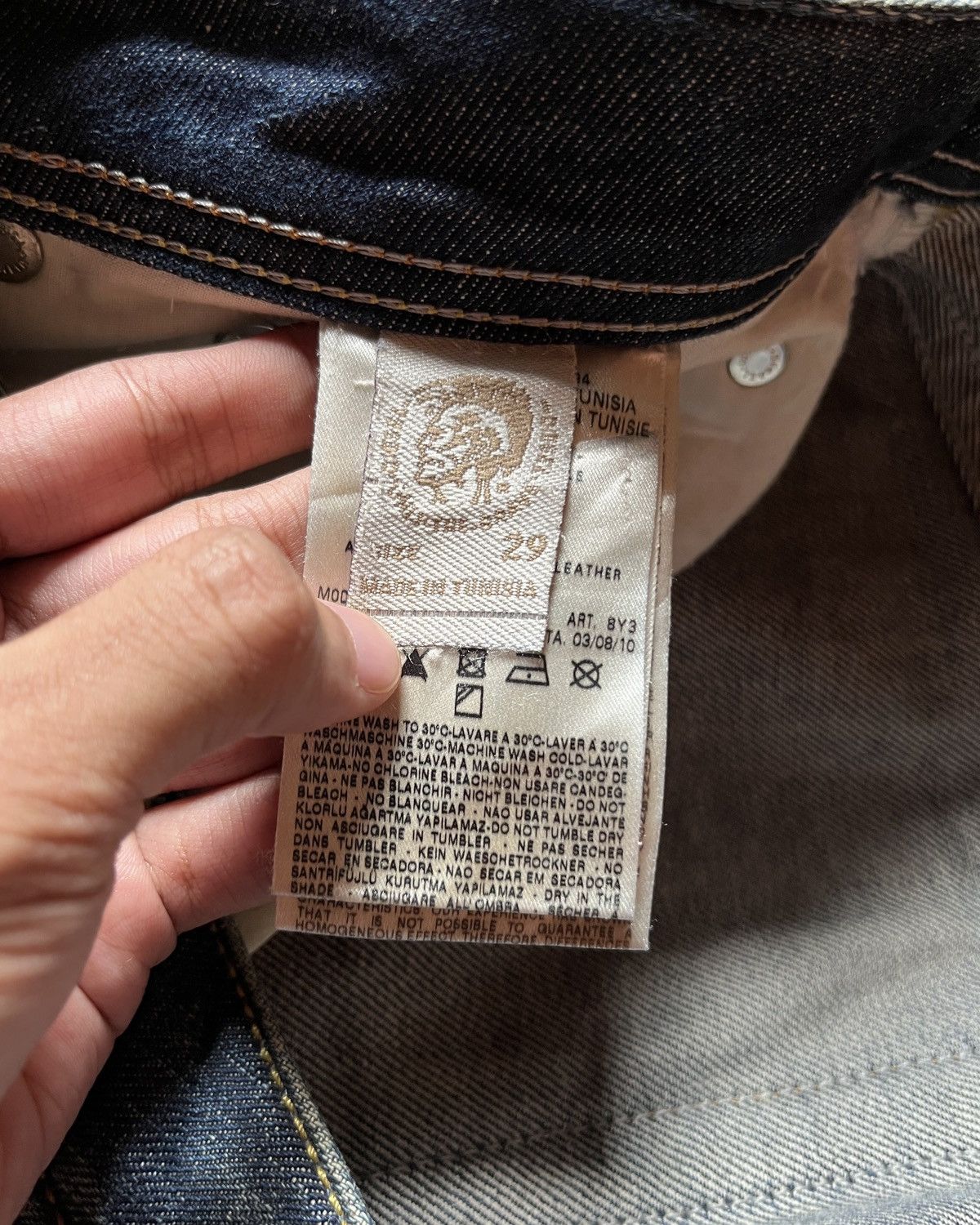 Diesel Diesel Industry Zatiny Mudwash Indigo Bootcut Jeans Size US 29 - 12 Thumbnail