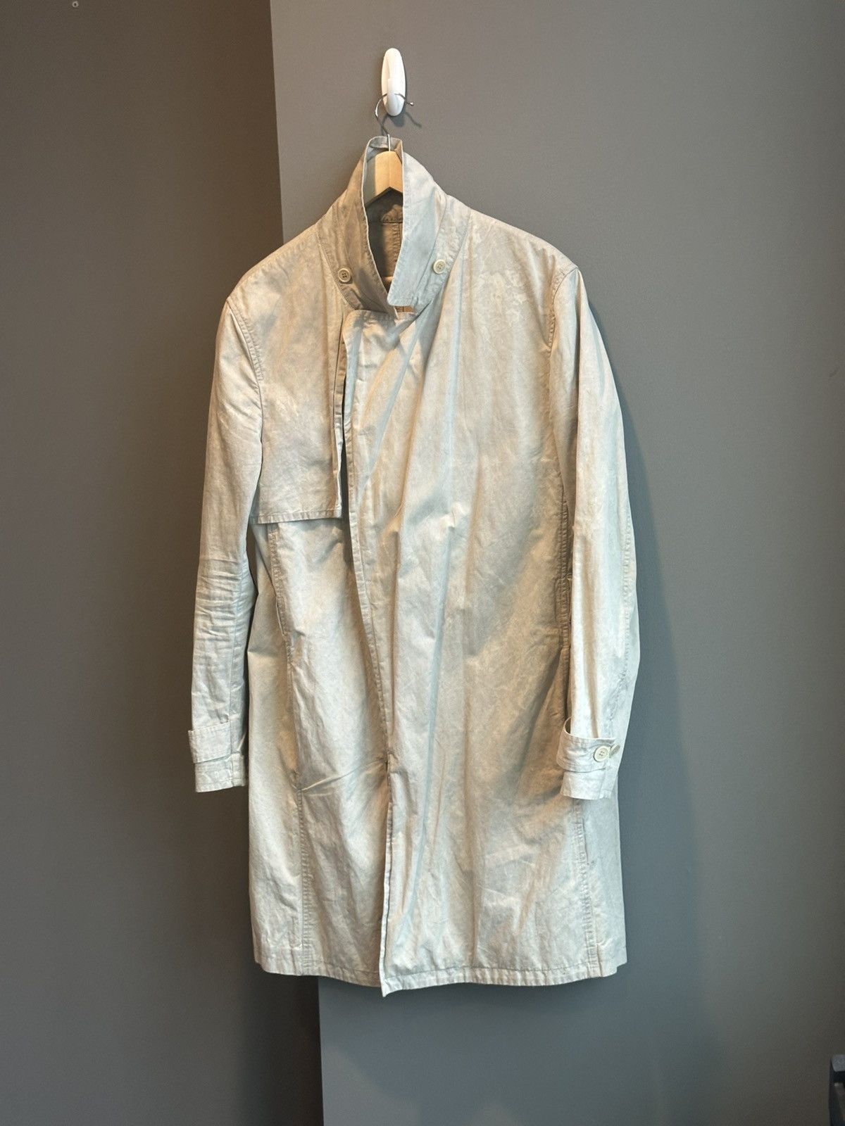 Kris Van Assche Metallic Print Trench Coat Size US M / EU 48-50 / 2 - 1 Thumbnail