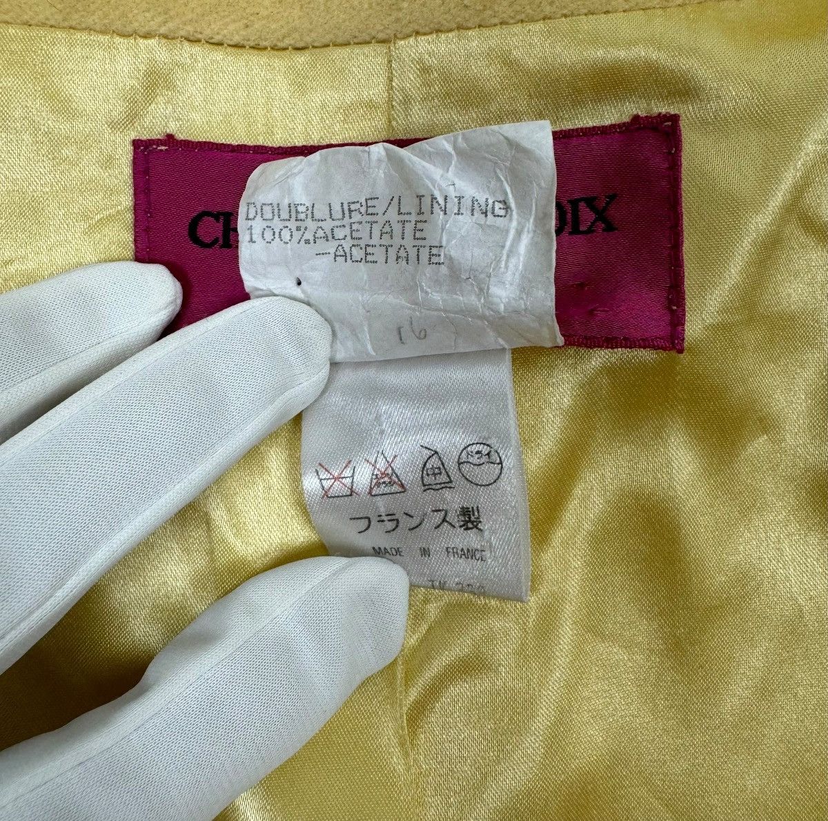 Christian Lacroix × Vintage Christian Lacroix Lana Wool Vintage Coat size 38 Size XS / US 0-2 / IT 36-38 - 14 Thumbnail