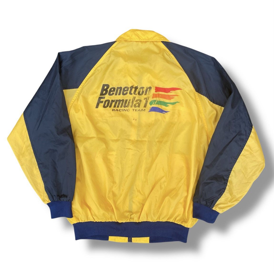 Benetton Vintage 90s Benetton Formula 1 Racing Team Light Jacket. Size US L / EU 52-54 / 3 - 1 Thumbnail
