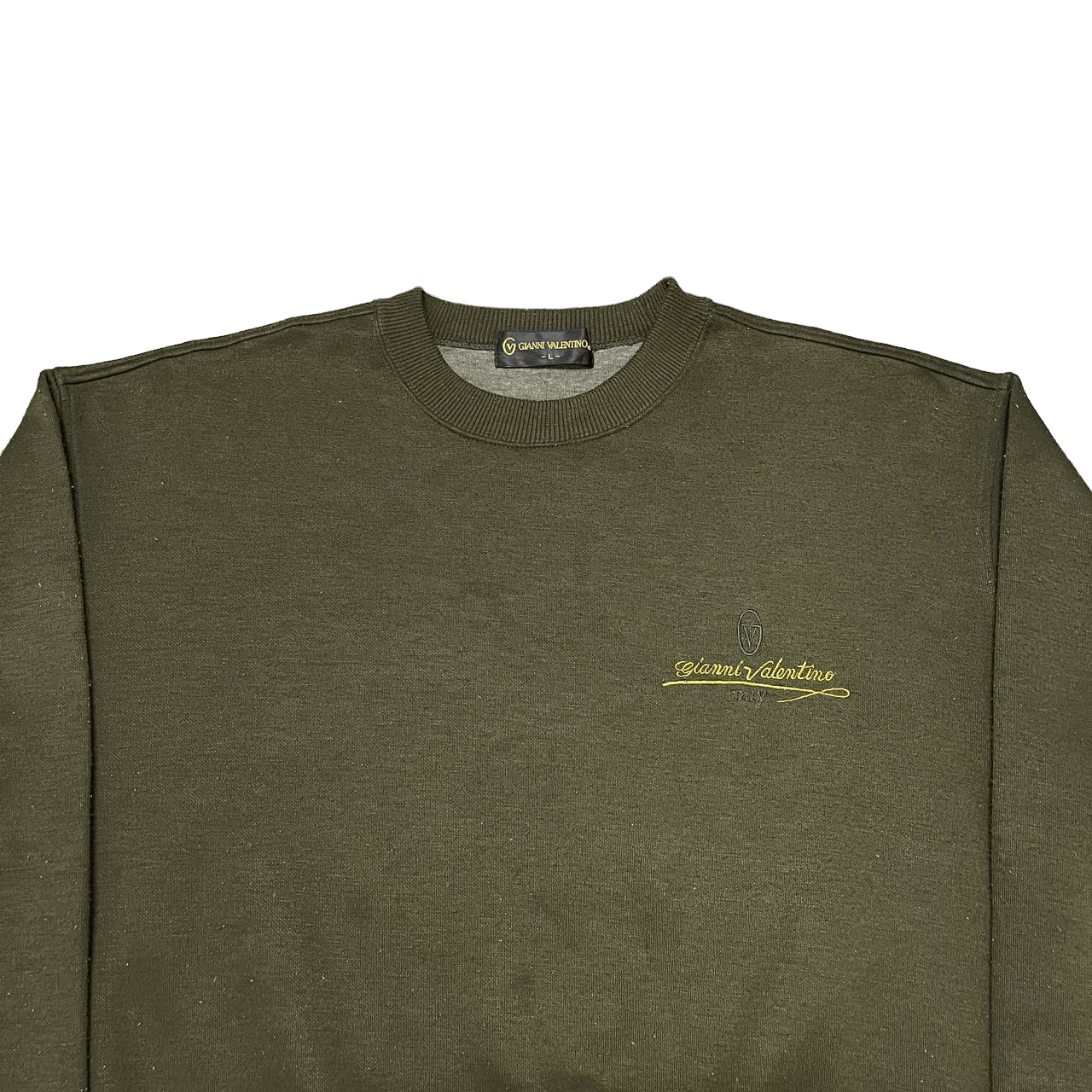 Gianni Valentino Vintage Gianni Valentino Embroidery Crewneck Sweatshirt Size US L / EU 52-54 / 3 - 2 Thumbnail