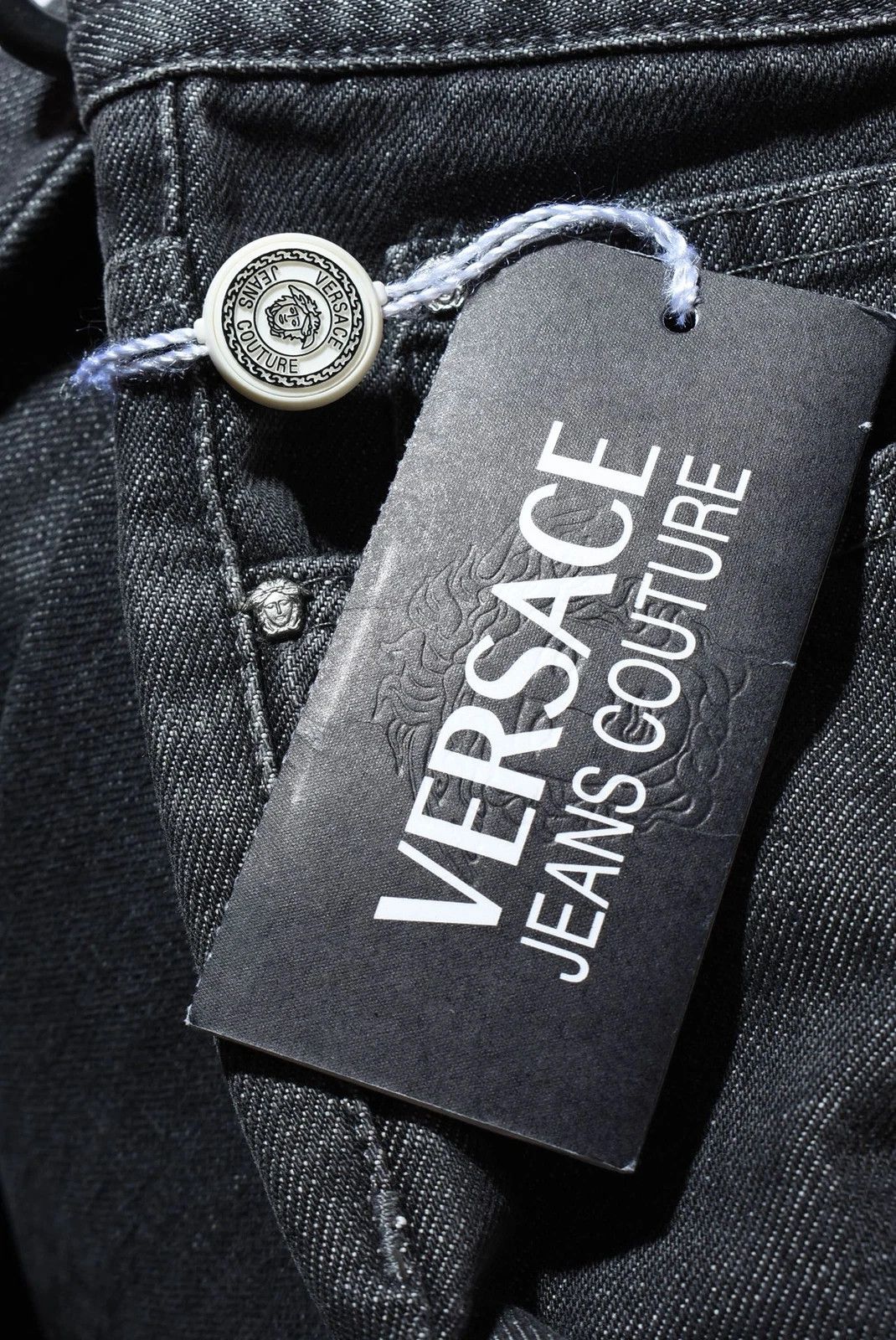 Versace Jeans Couture Versace Jeans Couture Vintage Gray Denim Pants Size W30/L35 Size US 30 / EU 46 - 5 Thumbnail