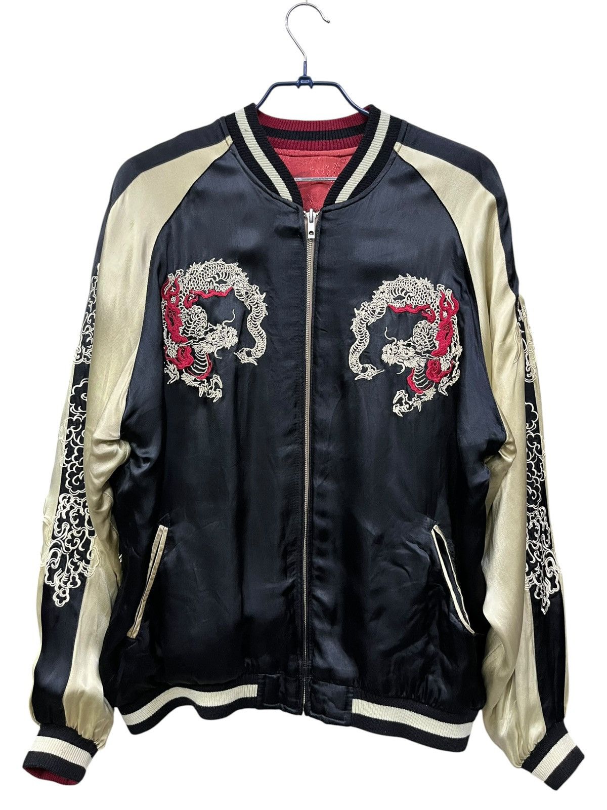 Dragonfly Reversible Sukajan Dragon Embroidery Jacket Size L Size US L / EU 52-54 / 3 - 3 Thumbnail