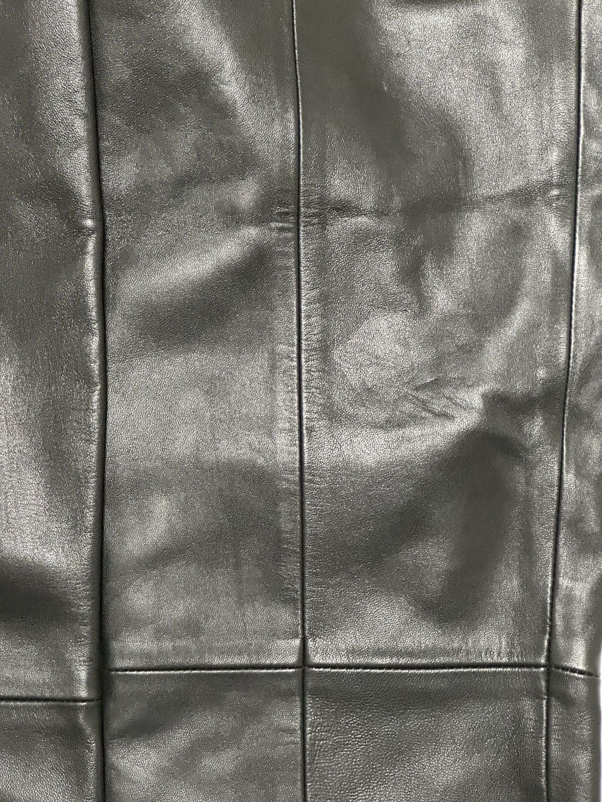 Loewe LOEWE Vintage Lamb Leather Straight Leg Pants Size 26" / US 2 / IT 38 - 6 Thumbnail