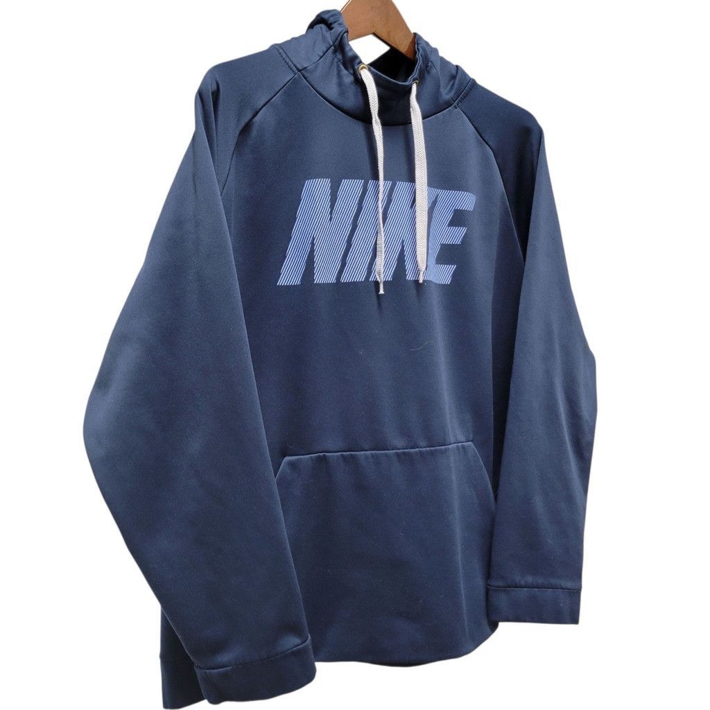 Nike Nike Men's Logo Print Long-Sleeves Hoodie Sweatshirt Size XL Size US XL / EU 56 / 4 - 3 Thumbnail