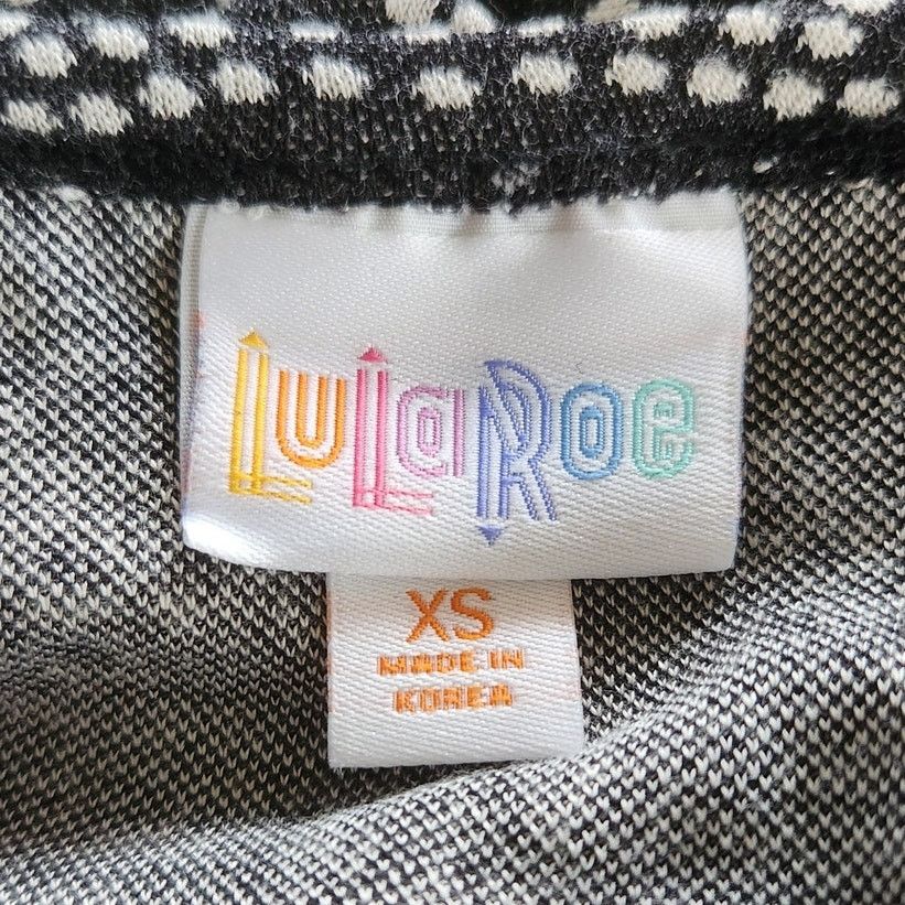 Other LuLaRoe Women's Size XS Top Black & Cream Geometric Dot NWT Size XS / US 0-2 / IT 36-38 - 2 Thumbnail