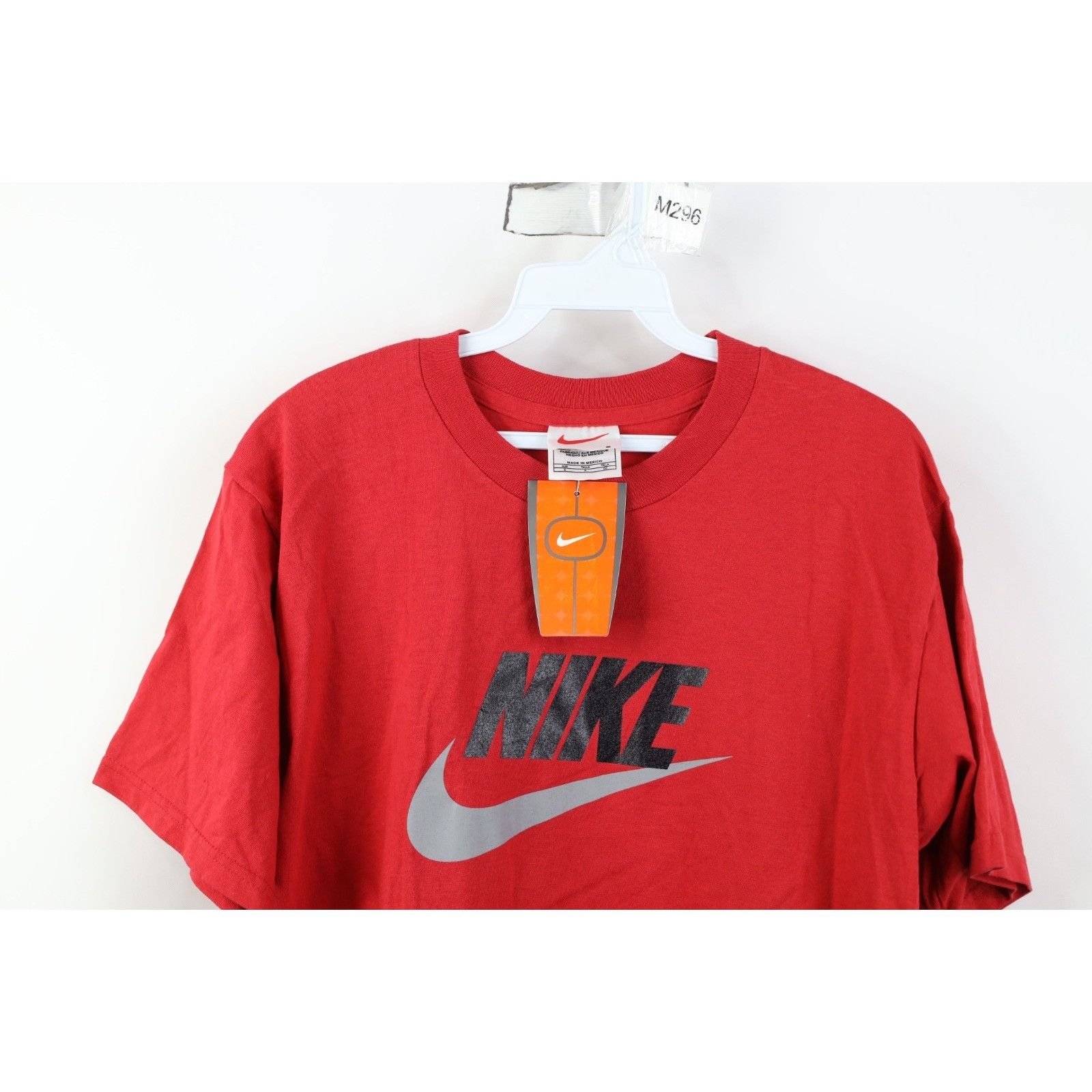 Nike NOS Vintage 90s Y2K Nike Travis Scott Big Swoosh T-Shirt Size US S / EU 44-46 / 1 - 2 Thumbnail