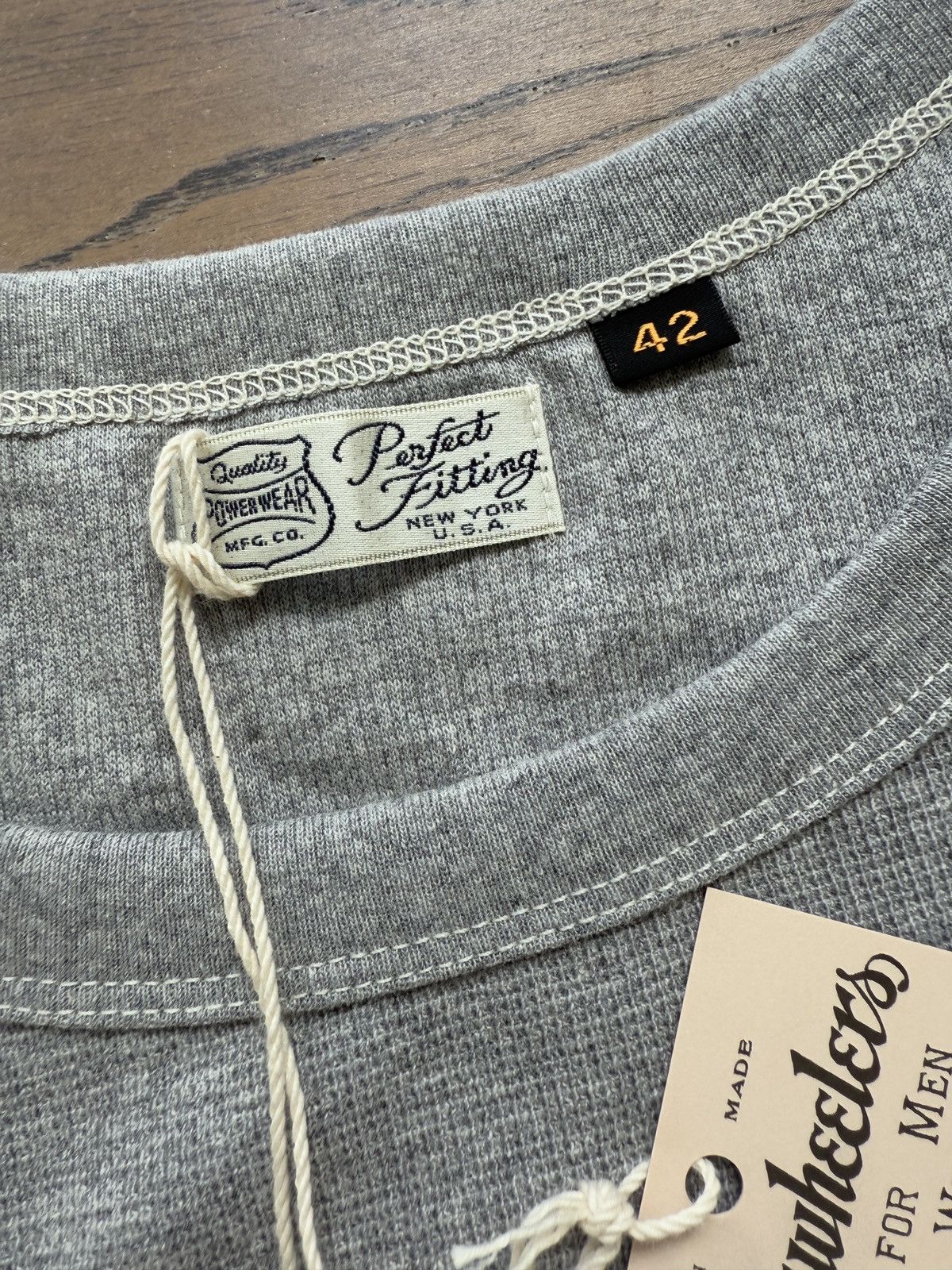 Freewheelers Freewheelers Japan Power Wear Grey Cotton Mens Tank Top New Size US L / EU 52-54 / 3 - 3 Thumbnail
