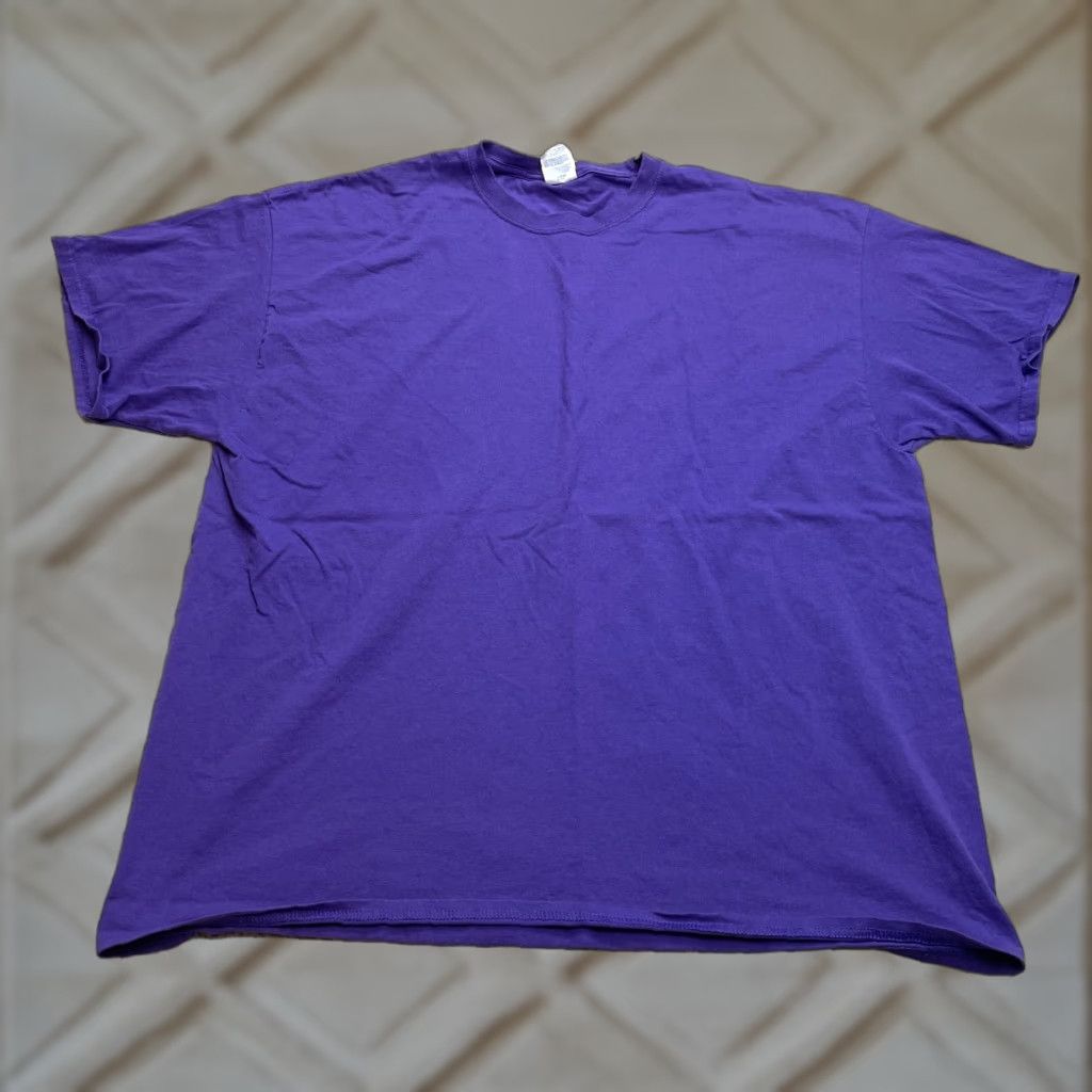 Port & Company Port & Company Core Cotton Shirt Adult 2XL Purple Mens Tee Short Sleeve Top Crew Neck Jersey Logo, 2XL, Regular Fit, T-Shirt, Men Size US XXL / EU 58 / 5 - 1 Thumbnail