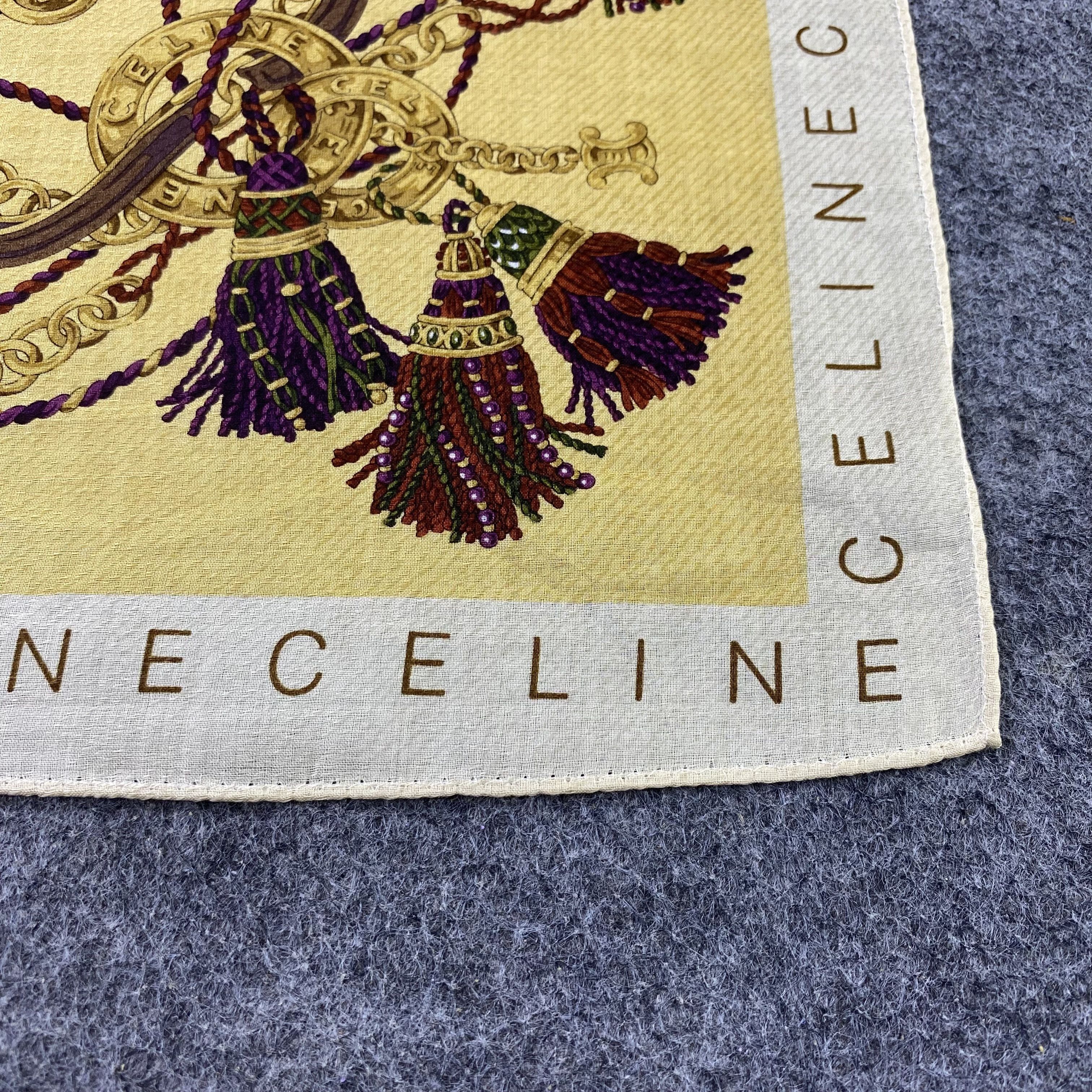 Celine Celine Handkerchief Neckerchief Bandana-B2036 Size ONE SIZE - 7 Thumbnail