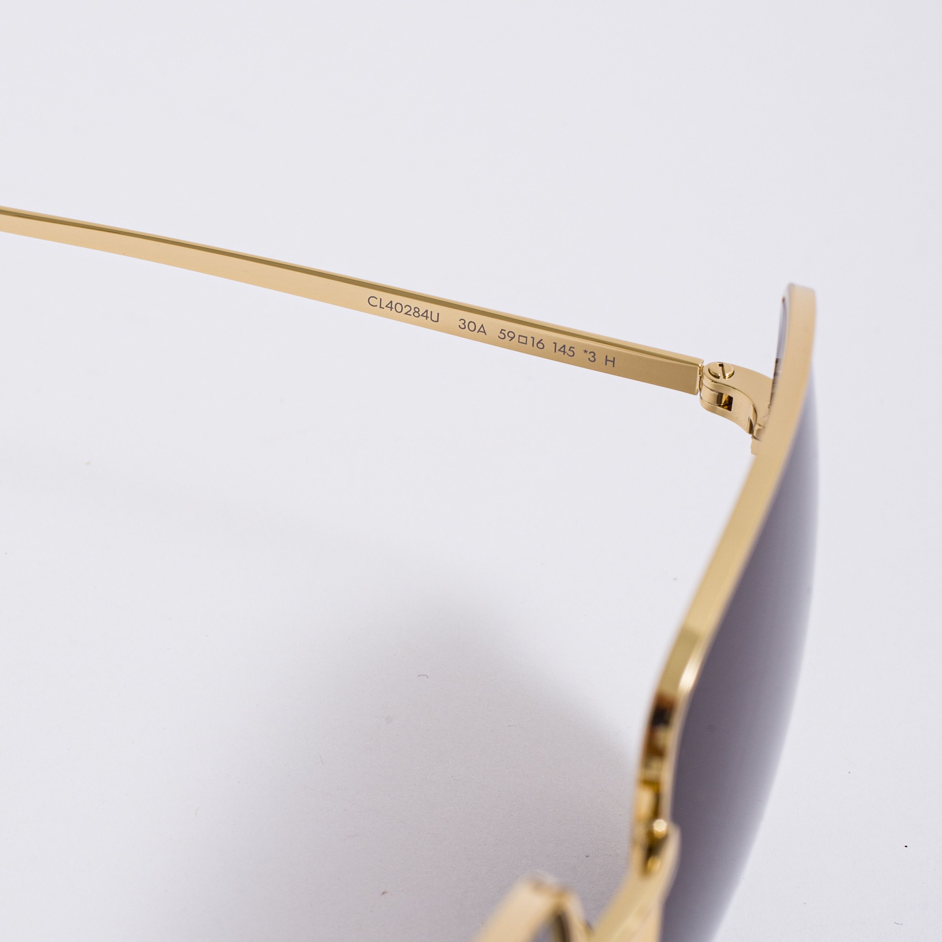 Celine CELINE Triomphe Rhinestone 01 Sunglasses In Metal Size ONE SIZE - 4 Thumbnail