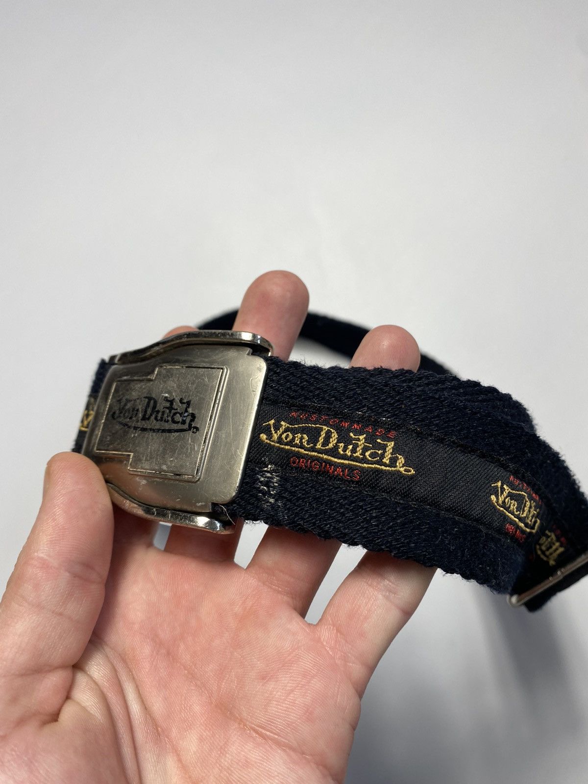 Vintage × Von Dutch Vintage Von Dutch Cotton Monogram Y2K Belt Size ONE SIZE - 3 Thumbnail