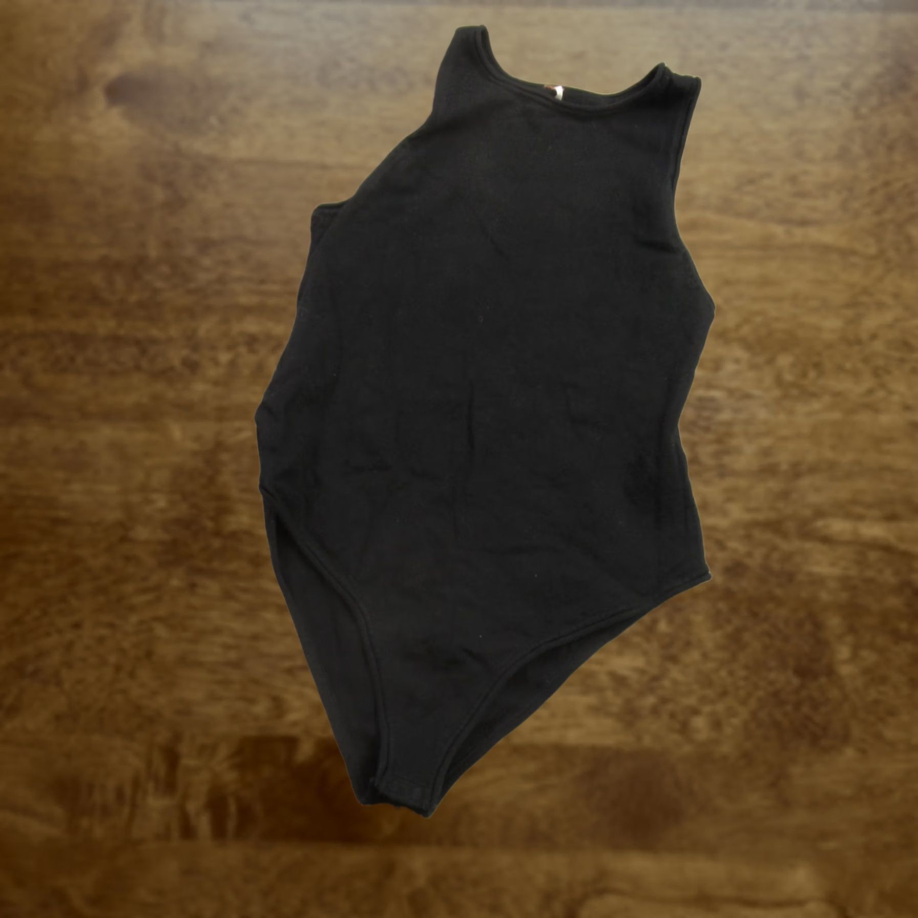 Free People Free People Leotard Womens M Black One Piece Once Crew Neck Lightweight Size 32" / US 10 / IT 46 - 1 Thumbnail