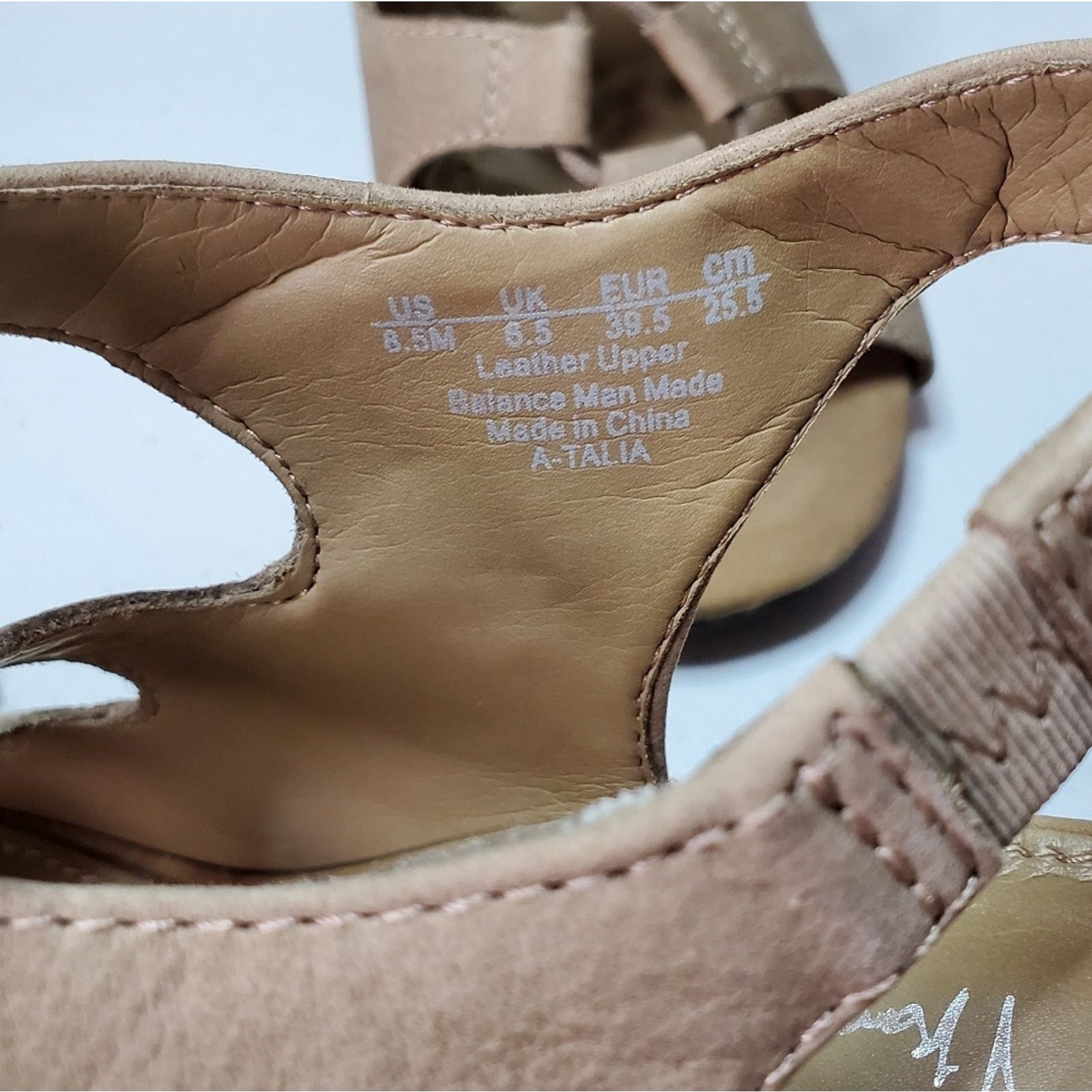 Franco Sarto Franco Sarto Talia Lace-Up Slingback Sandals 8.5 Size US 8.5 / IT 38.5 - 6 Thumbnail