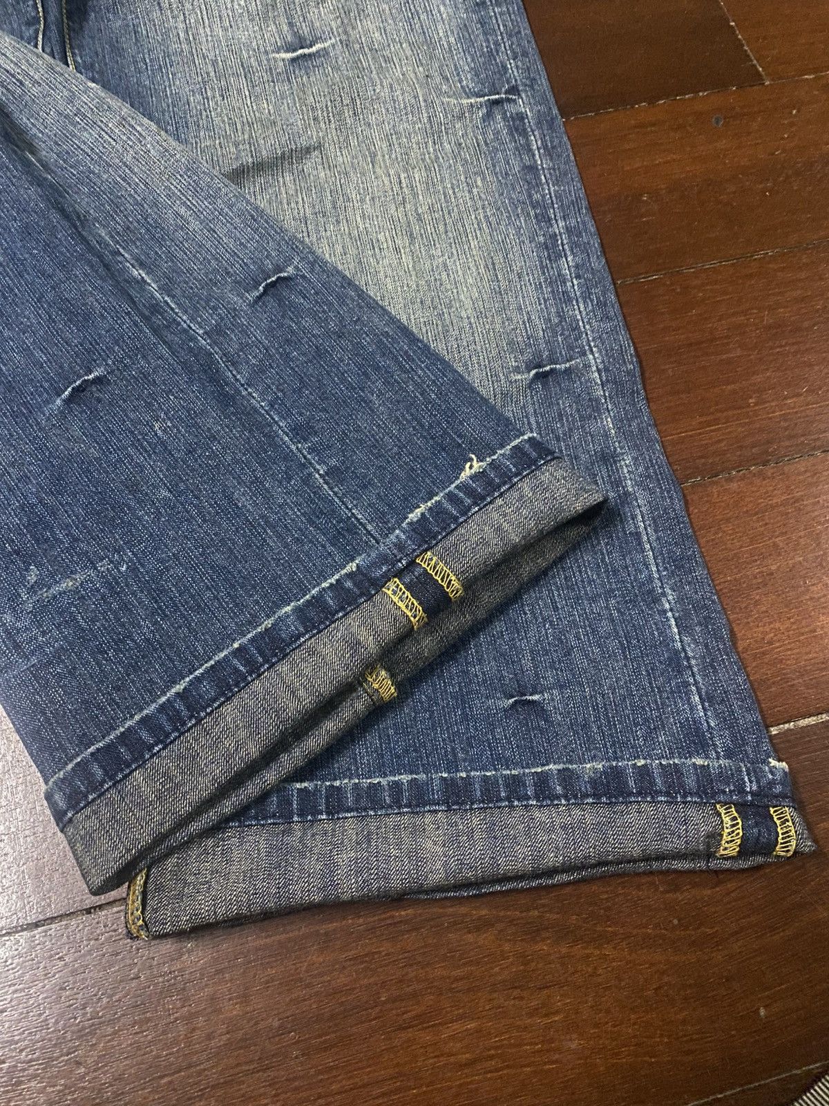 Akademiks Vintage Y2k Akdmks Grunge wide leg baggy Denim Size US 34 / EU 50 - 10 Thumbnail