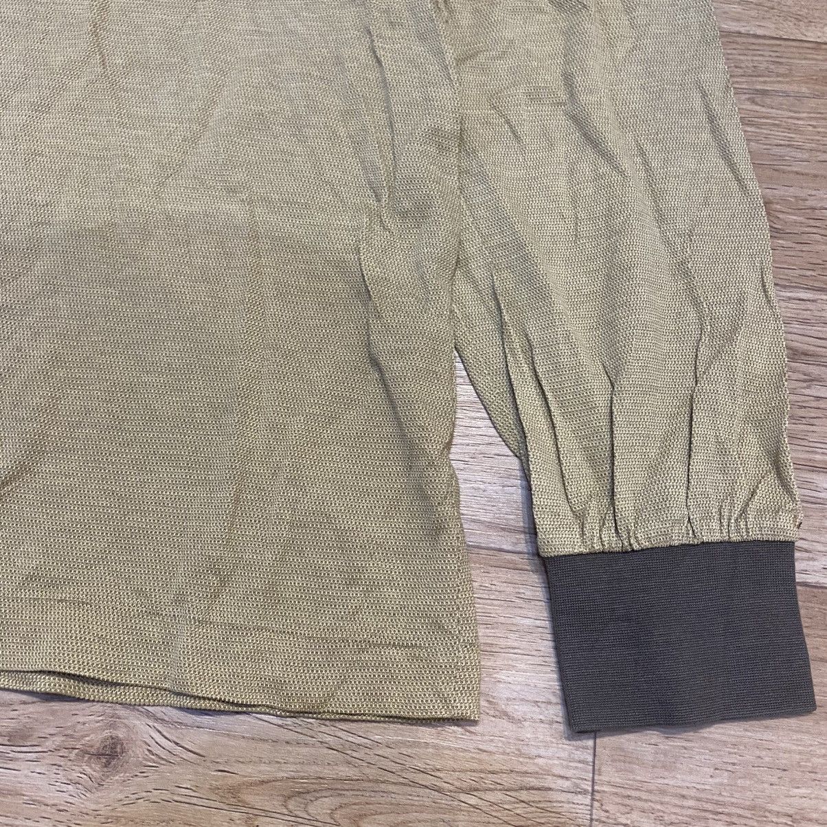 Yves Saint Laurent 90s Yves Saint Laurent Beigie Polo LS Shirt Size US XL / EU 56 / 4 - 4 Thumbnail