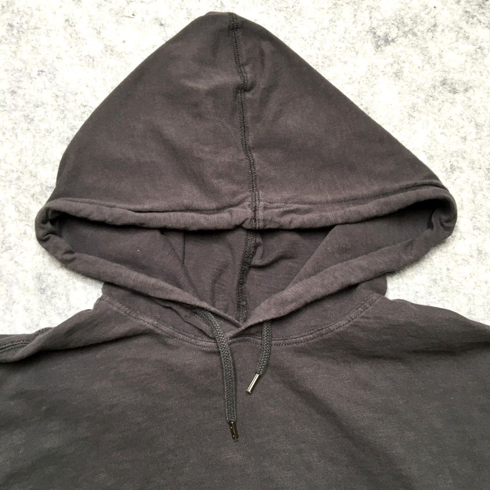 J.Crew J.Crew Hoodie Mens Large Gray Garment-Dyed Slub Cotton Pullover Jersey Size US L / EU 52-54 / 3 - 5 Thumbnail