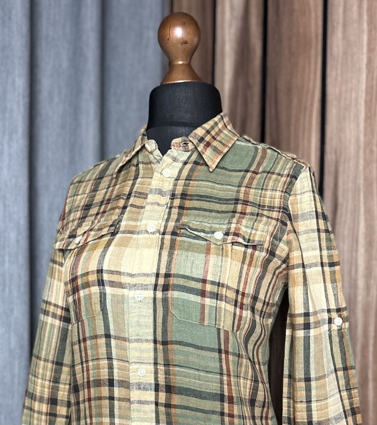 Ralph Lauren Ralph Lauren Sport 100% Linen Shirt Blouse Women's Size 4 Size S / US 4 / IT 40 - 5 Thumbnail