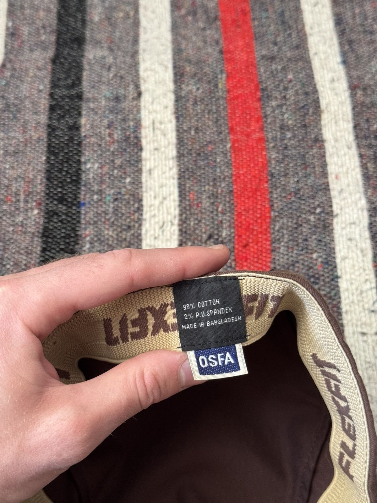 Dakine Vintage 00’s Dakine Flexfit y2k Brown Japanese Hat Size ONE SIZE - 8 Thumbnail