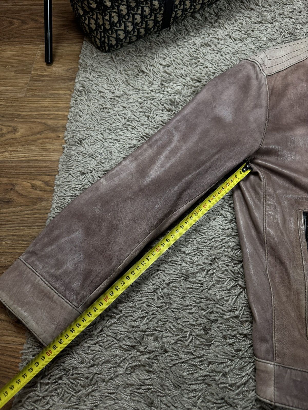 Karl Lagerfeld Karl Lagerfeld leather jacket original casual item Size US L / EU 52-54 / 3 - 6 Thumbnail