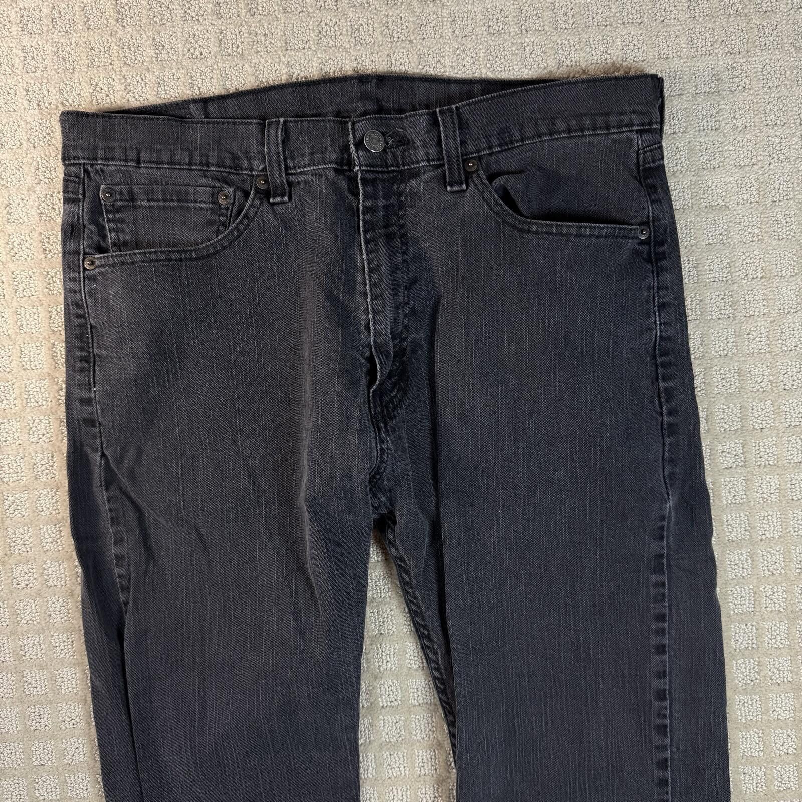 Other Levis 505 Black Denim Jeans 36x28 Straight Leg Size US 36 / EU 52 - 7 Thumbnail