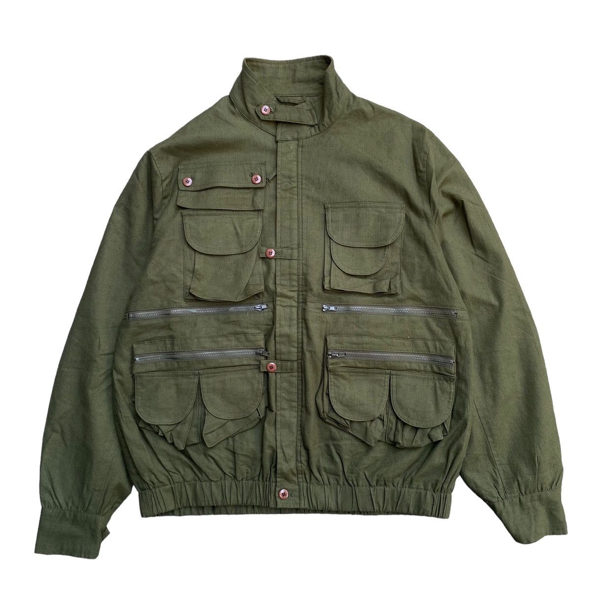 image of Aspesi A Blue Garments Multi Pocket Jacket, Men's (Size Medium)
