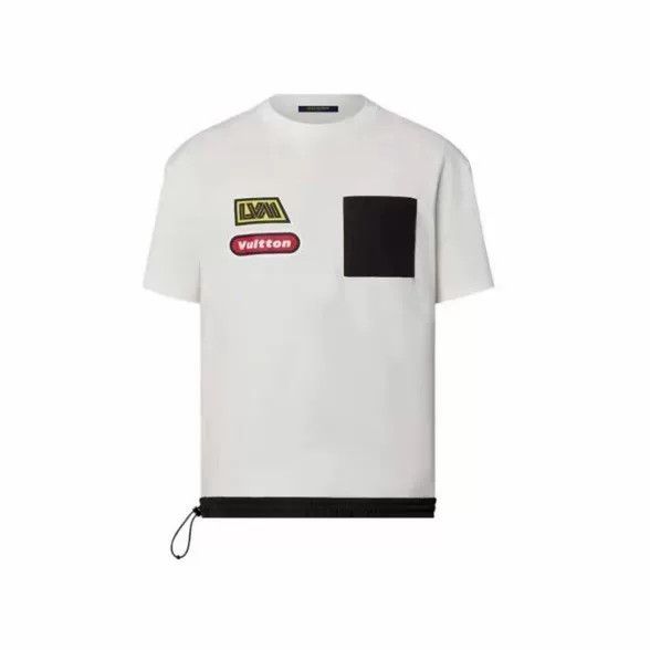 Louis Vuitton Louis Vuitton LV Letter Print Pocket Tee Size US L / EU 52-54 / 3 - 1 Thumbnail