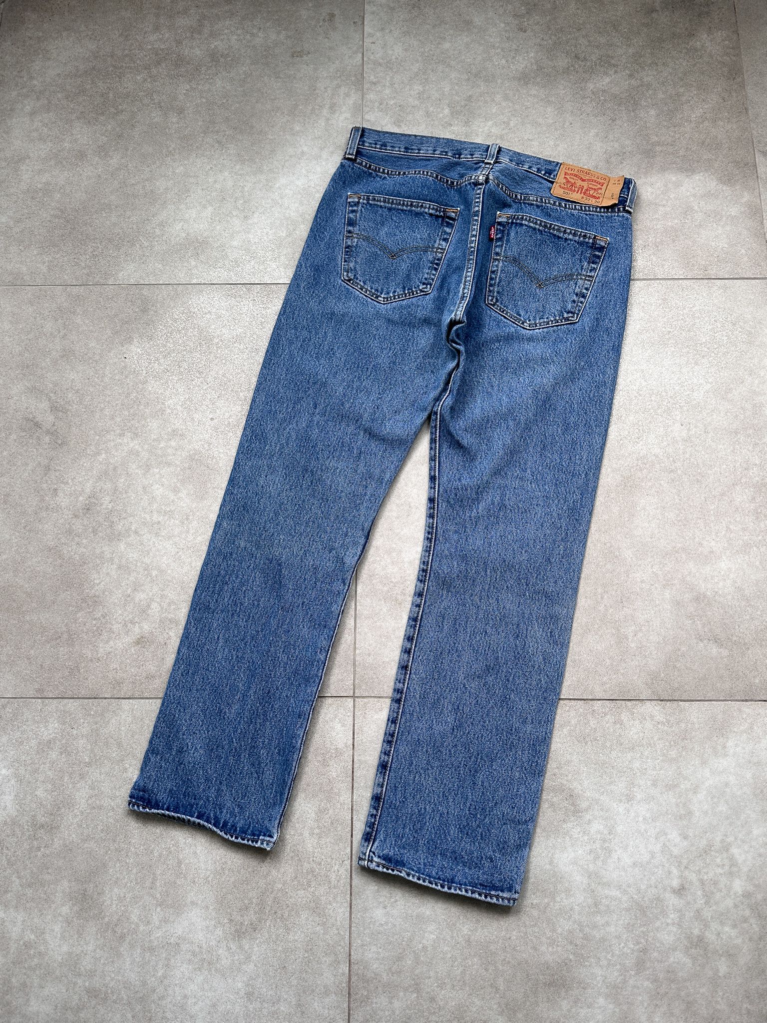 Jean Vintage Levi's 501 Blue Denim Jeans Pants Size US 32 / EU 48 - 1 Thumbnail