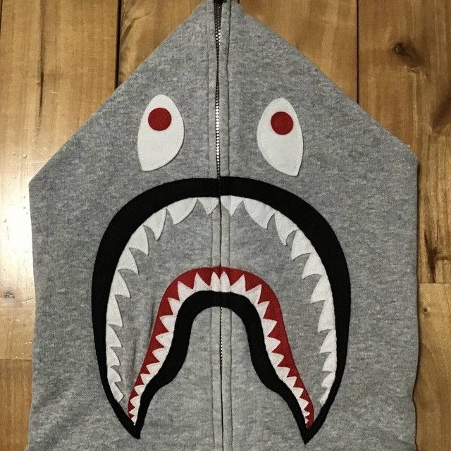 Bape 2005 BAPE 2nd Shark Full Zip Hoodie a bathing ape NIGO PONR Size US M / EU 48-50 / 2 - 4 Thumbnail