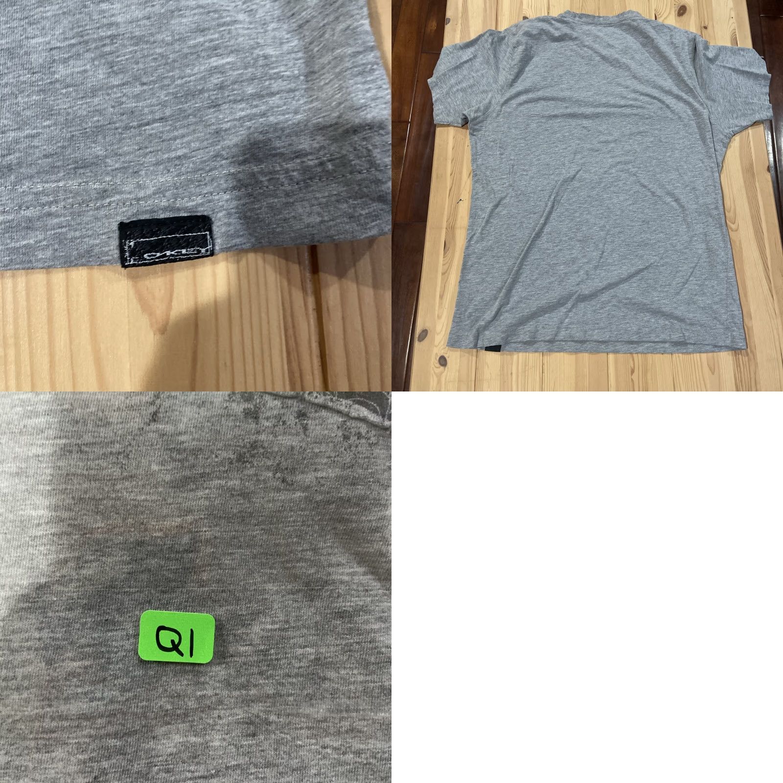 Oakley VINTAGE Oakley T-Shirt Mens XL Gray Embroidered 90s Grunge Astro Boy Crew Neck Short Sleeve USA Logo Size US XL / EU 56 / 4 - 8 Thumbnail
